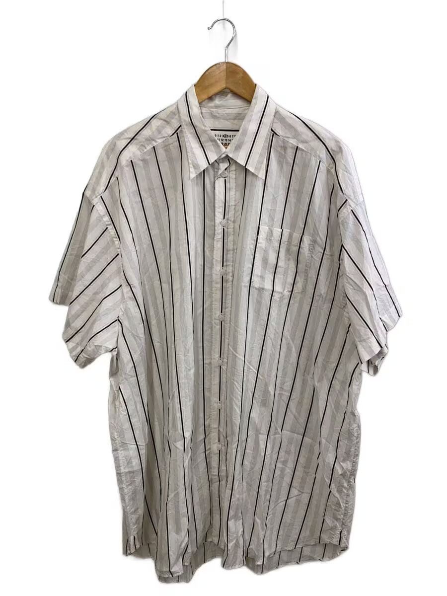 Maison Margiela Oversized Striped Short Sleeve Button Shirt Size US XS / EU 42 / 0 - 1 Thumbnail