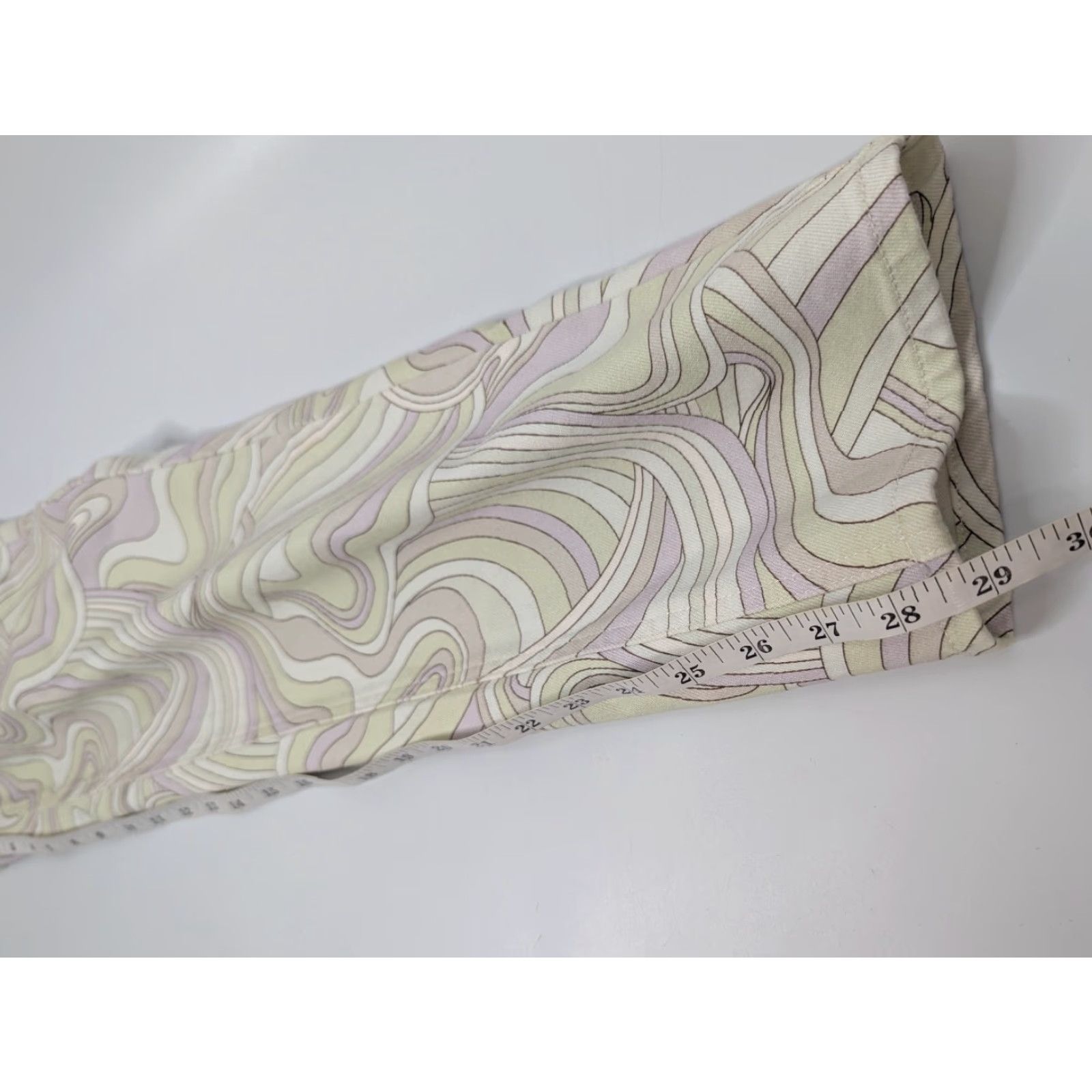 Aritzia Wilfred Free Aritzia Pants Straight Leg 2 Lavender Cream Multicolor Twill Ankle Casual City Preppy 10+2 Size 26" / US 2 / IT 38 - 7 Thumbnail