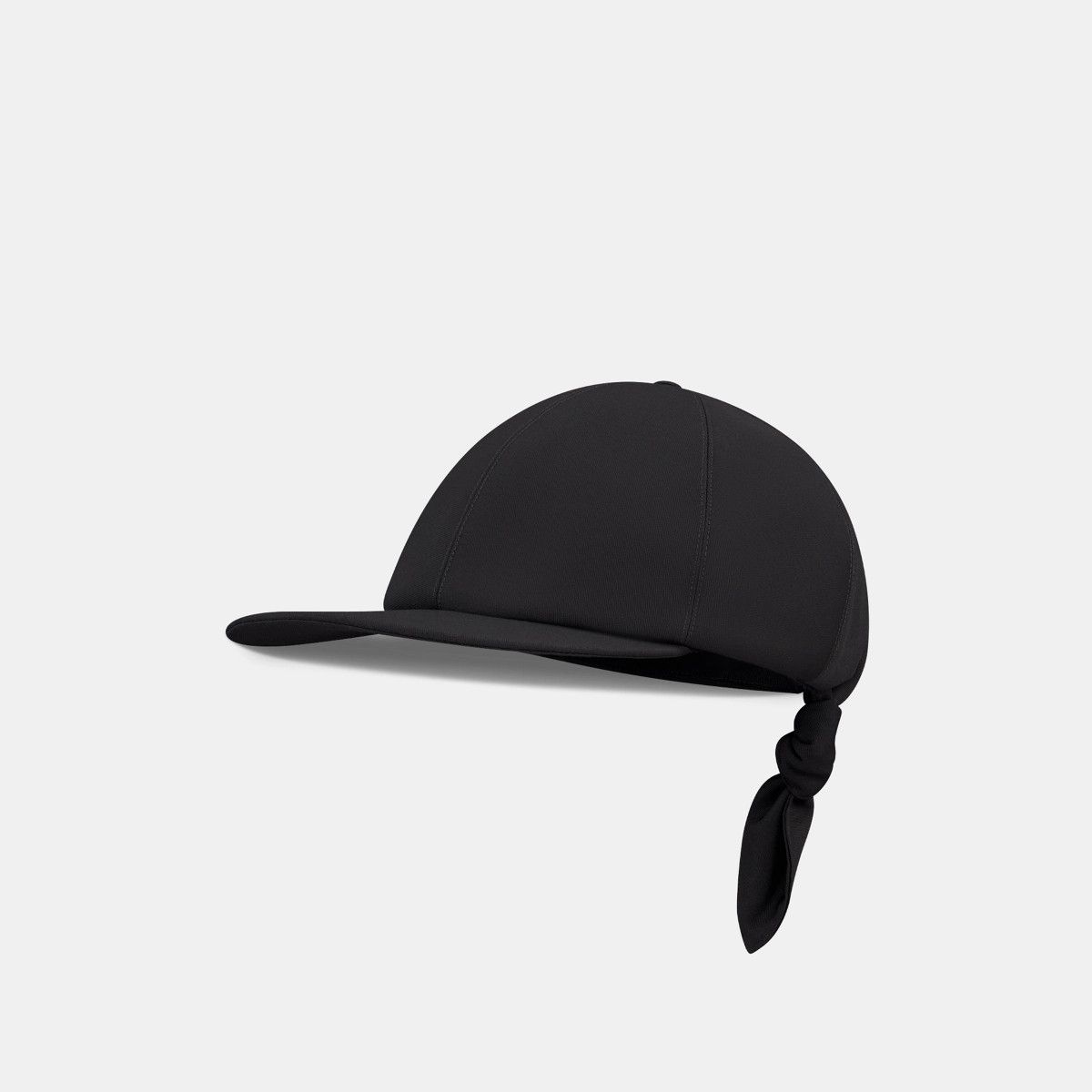 Dior o1w1db11024 Size: OS / Baseball Cap With Tie in Black Size ONE SIZE - 2 Thumbnail