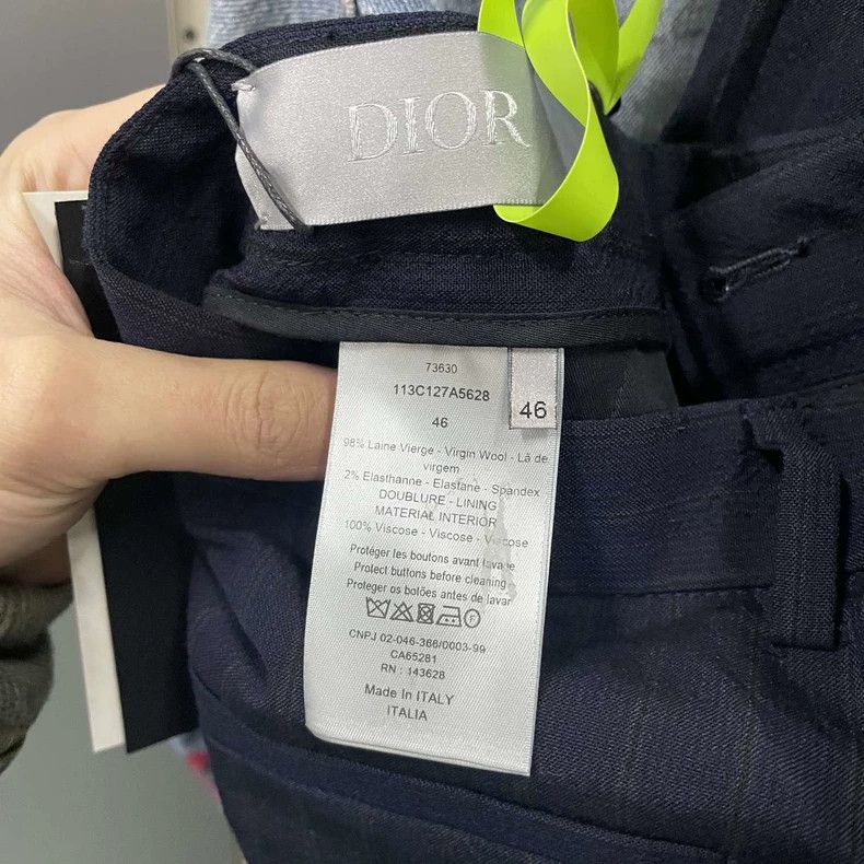 Dior Dior Dark blue suit trousers 2502-Nextarrow Size 46R - 4 Thumbnail