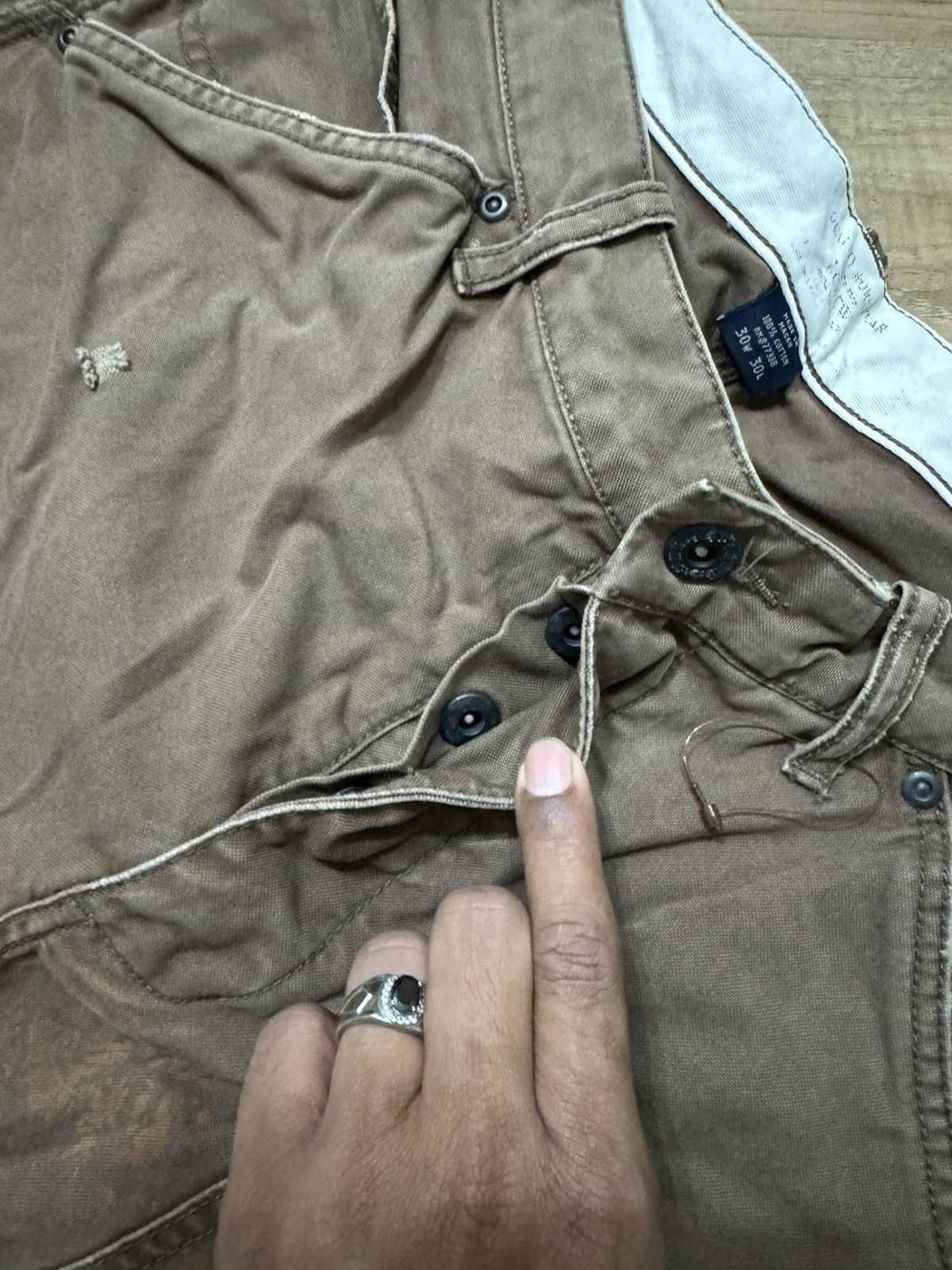 J.Crew J CREW DOUBLE KNEE PANTS Size US 30 / EU 46 - 3 Thumbnail