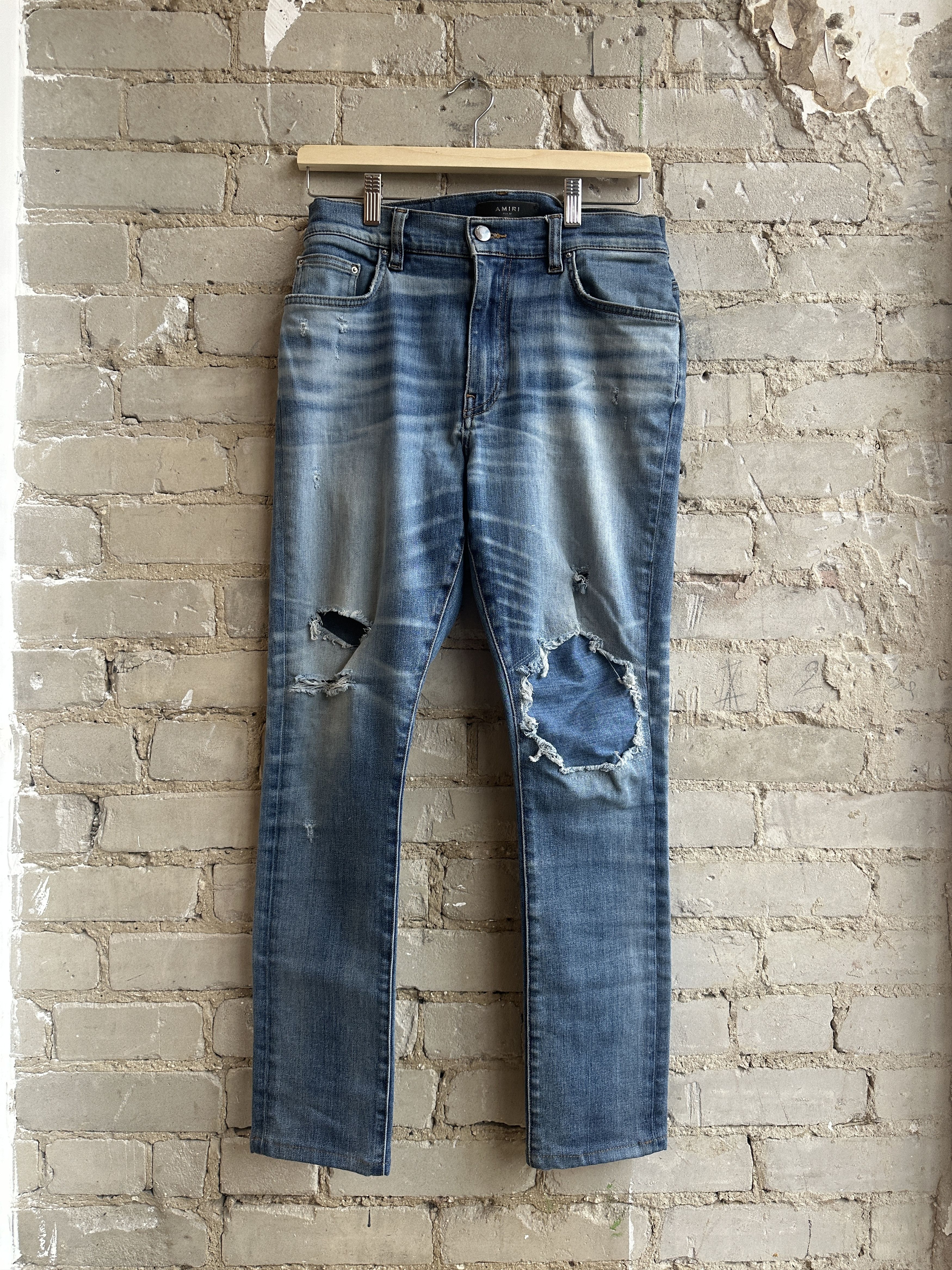 Amiri Amiri Distressed Jeans Size US 32 / EU 48 - 1 Thumbnail