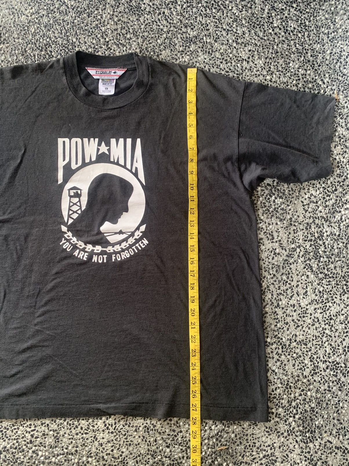 Vintage Vintage 90s Pow Mia You Are Not Forgotten T shirt Size US XL / EU 56 / 4 - 9 Thumbnail