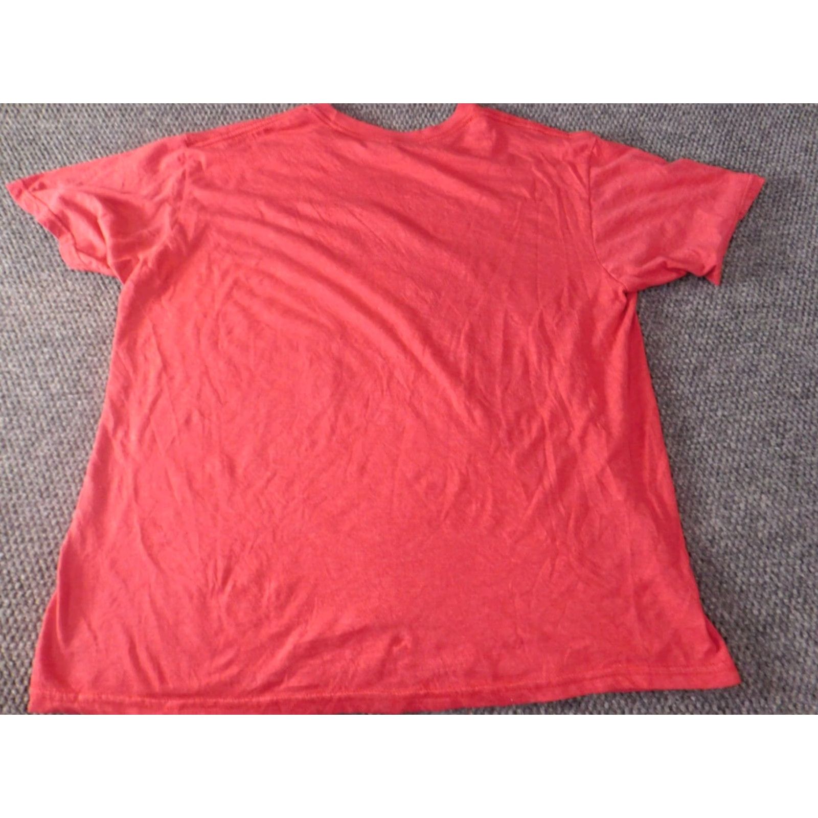 Disney Disney Lion King Mens T-Shirt XL Red Crew Neck Short Sleeve Cotton Knit Size US XL / EU 56 / 4 - 7 Thumbnail