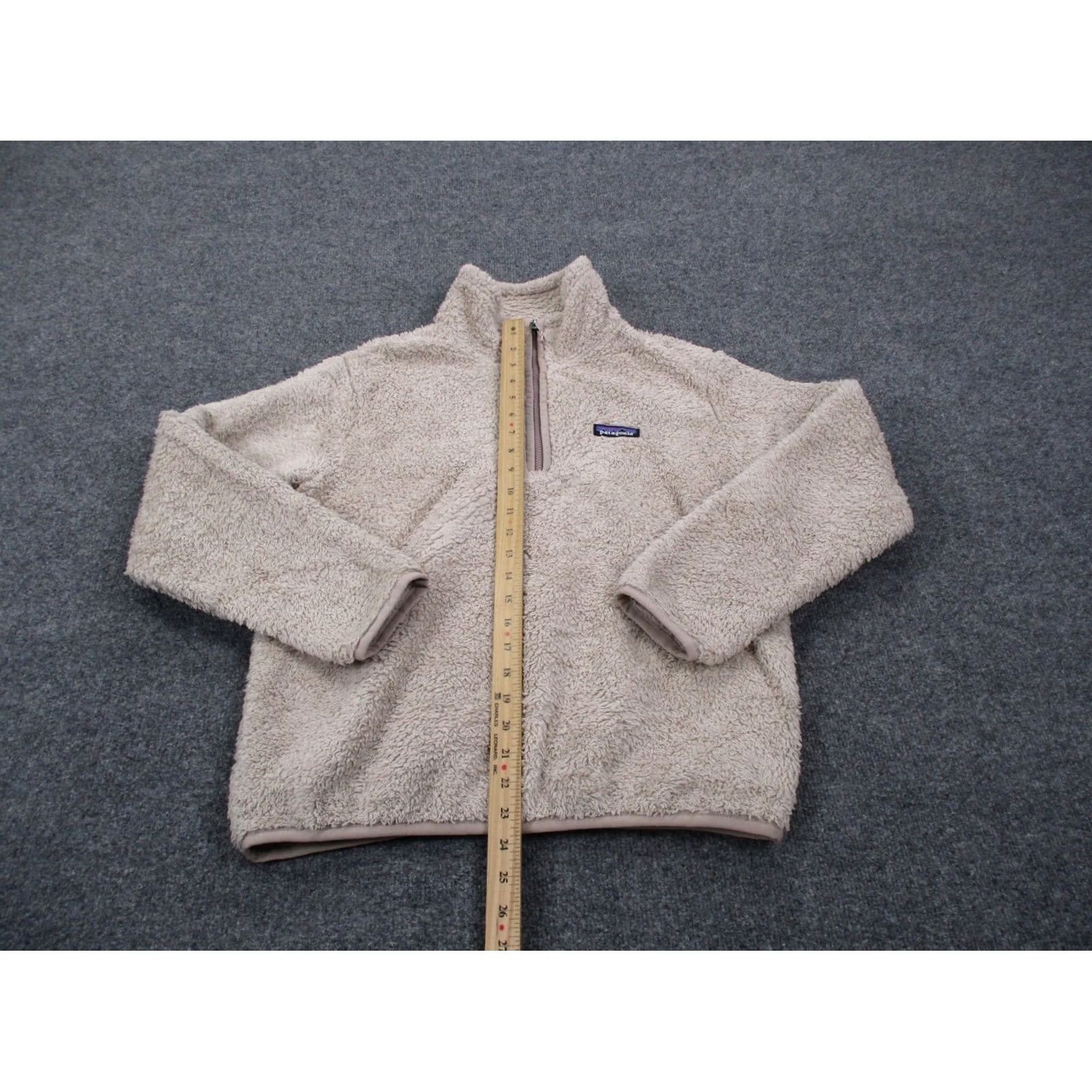 Patagonia Patagonia Jacket Womens S Beige Fleece 1/4 Zip Windbreaker Lightweight Thermal Outdoor Camping Hiking Vest Size S / US 4 / IT 40 - 3 Thumbnail