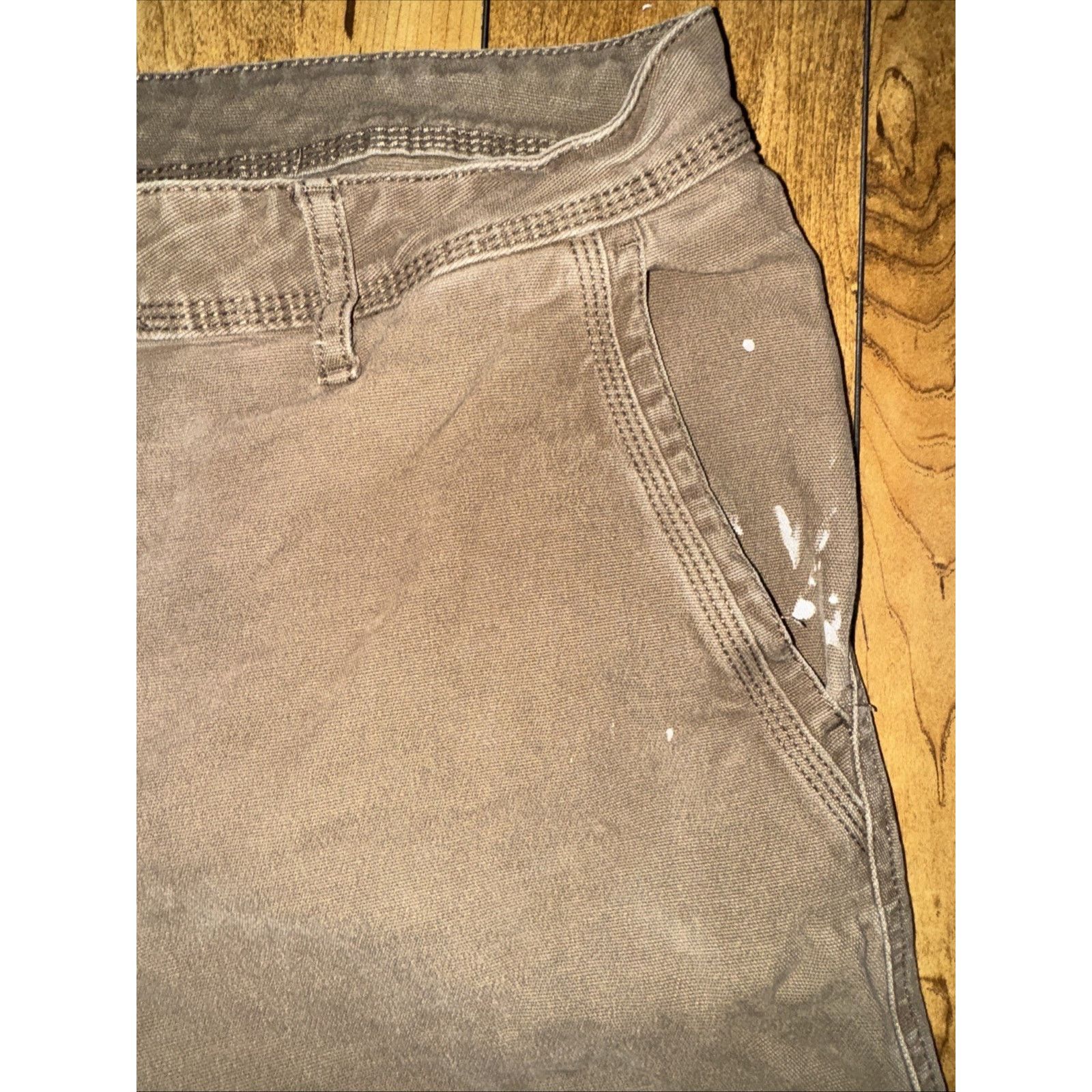 Weatherproof Weatherproof Vintage Carpenter Work Pants Taupe 36x30 USA Size US 36 / EU 52 - 5 Thumbnail