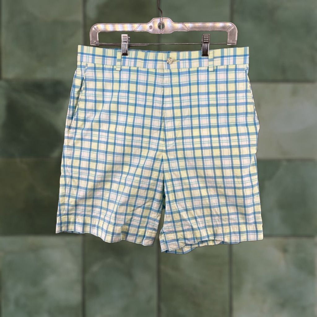 Vintage Oxford Golf Mens Shorts 32 Extra Large Plaid Outdoor Comfort Size US 32 / EU 48 - 1 Thumbnail