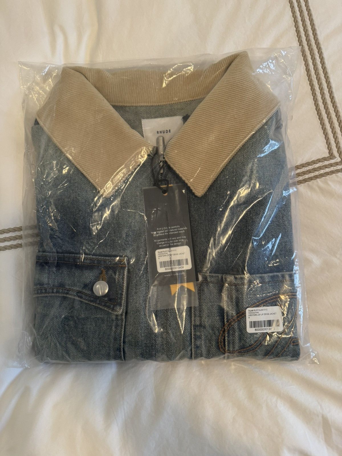 Rhude Rhude Denim Jacket brand new Size US M / EU 48-50 / 2 - 4 Thumbnail