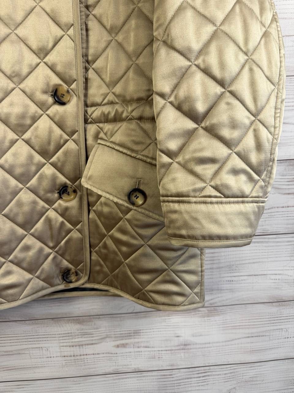 Loro Piana Vintage Loro Piana Quilted Jacket Coat Beige Button Size 40 Size S / US 4 / IT 40 - 4 Thumbnail