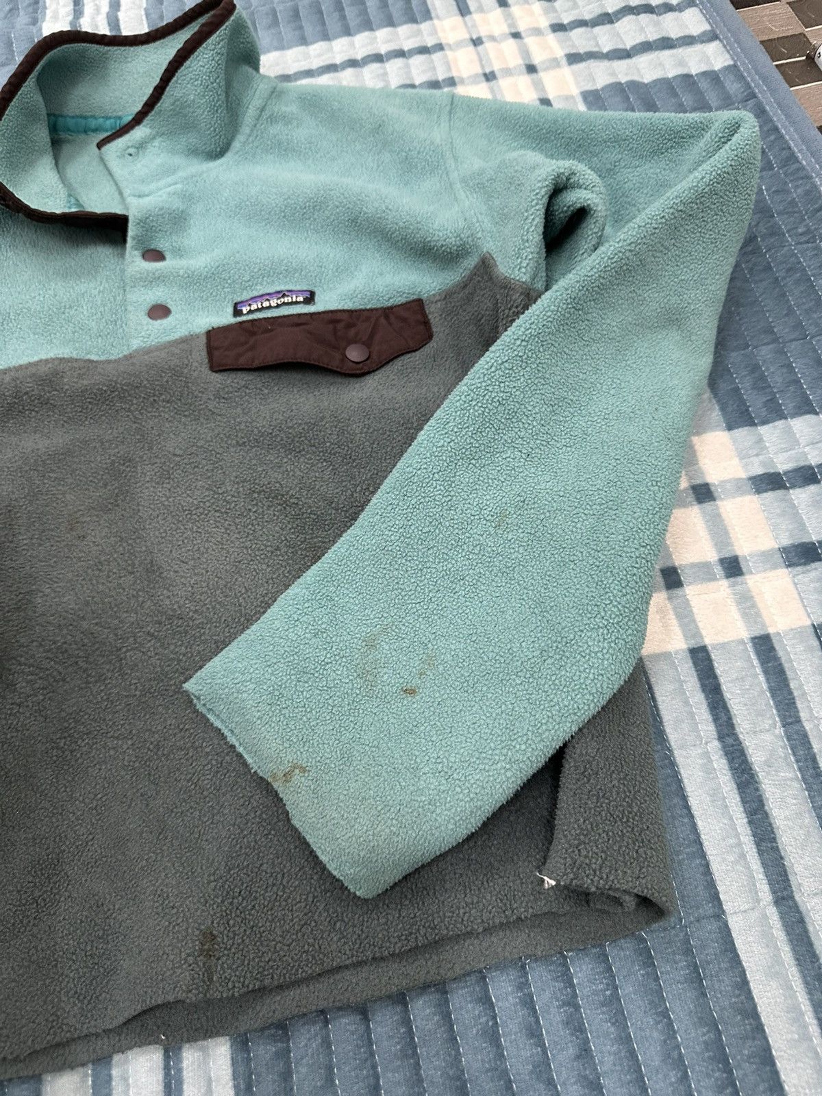 Patagonia Patagonia Women's Synchilla Snap Fleece Pullover Teal Jacket Size M / US 6-8 / IT 42-44 - 13 Thumbnail