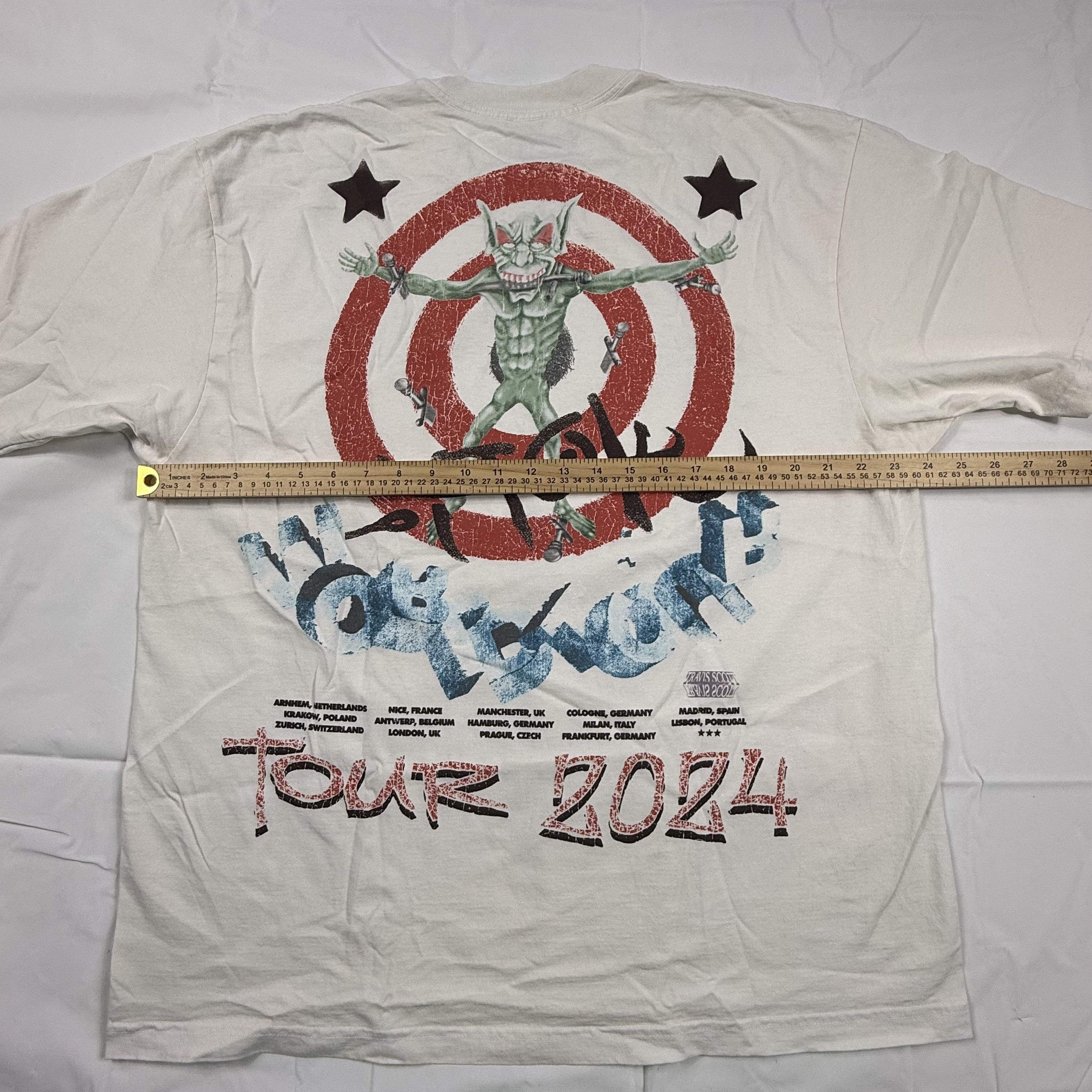 Travis Scott Travis Scott Utopia Circus Maximus World Tour 2024 Shirt XL Size US XL / EU 56 / 4 - 10 Thumbnail