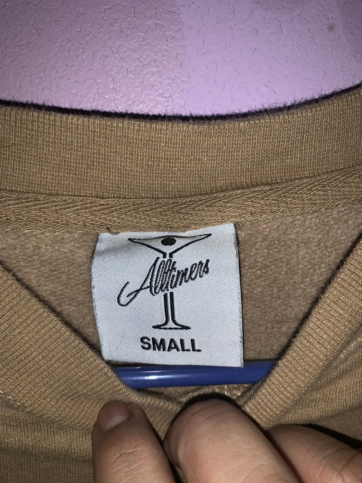 Alltimers Alltimers beige crewneck Size US S / EU 44-46 / 1 - 3 Thumbnail