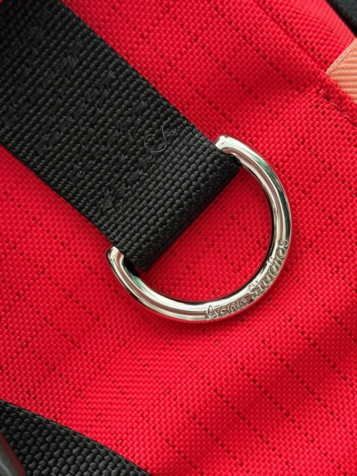 Acne Studios Ripstop Water Resistant Red Crossbody Bag Size ONE SIZE - 3 Thumbnail