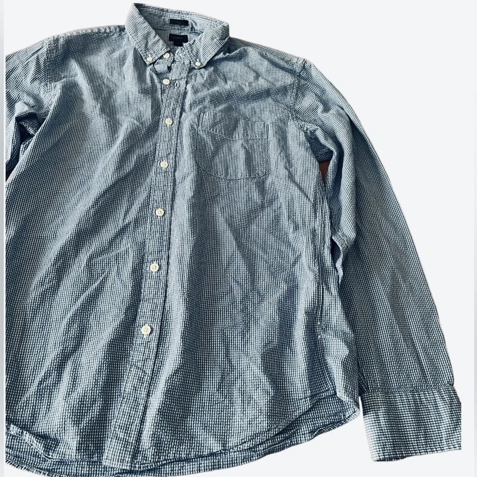 J.Crew J Crew men’s cotton poplin shirt, size Large Size US L / EU 52-54 / 3 - 1 Thumbnail