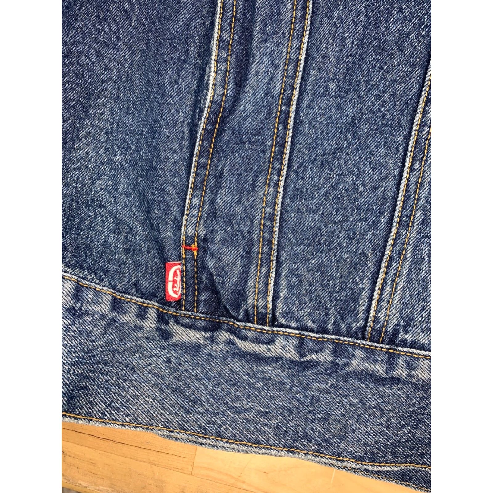 Ecko Unltd. Ecko Unltd. Denim Trucker Jacket Mens XL Blue Button Y2K Streetwear 10984 Size US XL / EU 56 / 4 - 6 Thumbnail