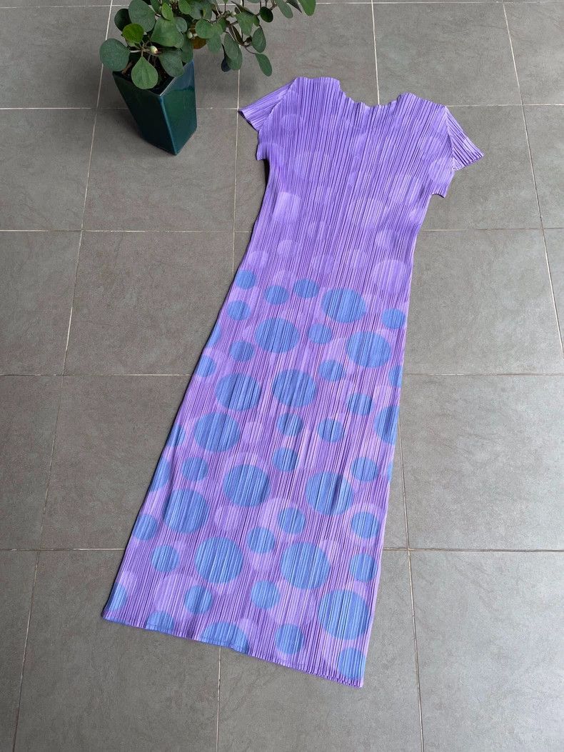 Issey Miyake Issey Miyake size:2 Purple dinosaur egg dress Size XS / US 0-2 / IT 36-38 - 3 Thumbnail