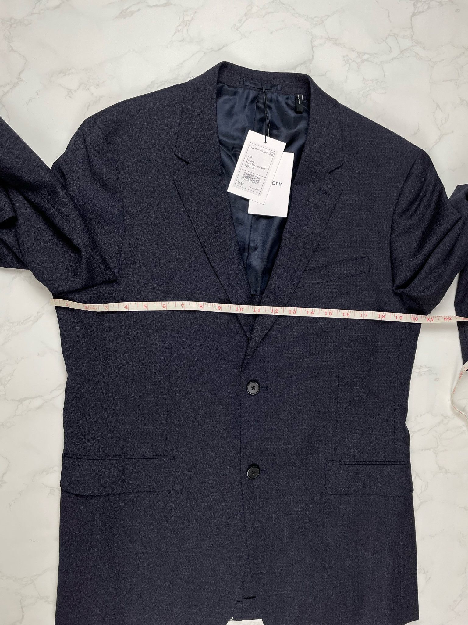 Theory 🔥70% OFF🔥 [SALE] Theory Gansevoort Eclipse Blazer Suit Size 42R - 6 Thumbnail
