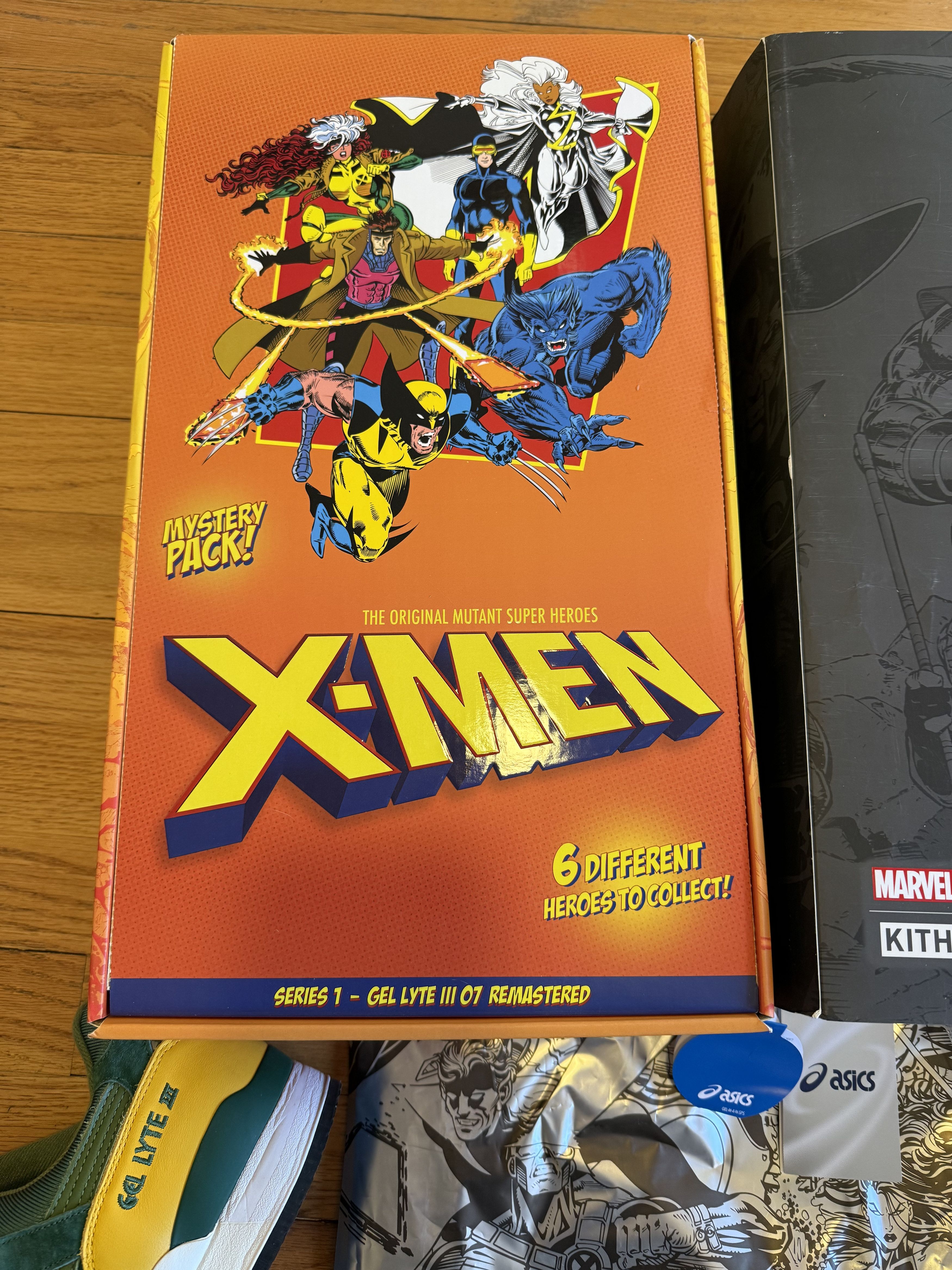 Asics × Kith × Marvel Comics Kith Marvel X-Men Rogue ASICS GEL-LYTE III Sz 12, 1/1,299 Size US 12 / EU 45 - 14 Thumbnail