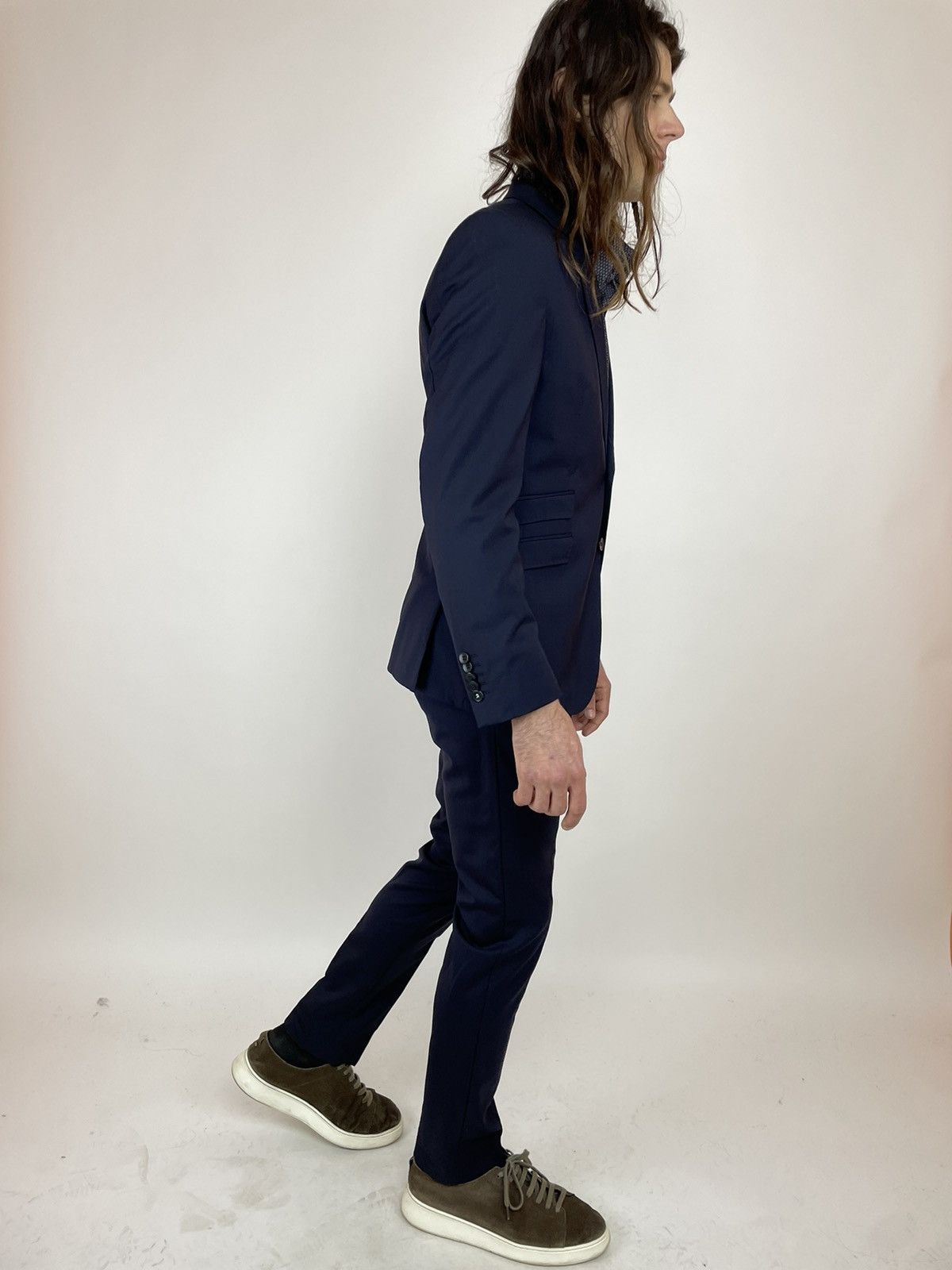 Strellson Strellson Black Wool Suit Extra Slim size 44 - Small Size 44S - 11 Thumbnail