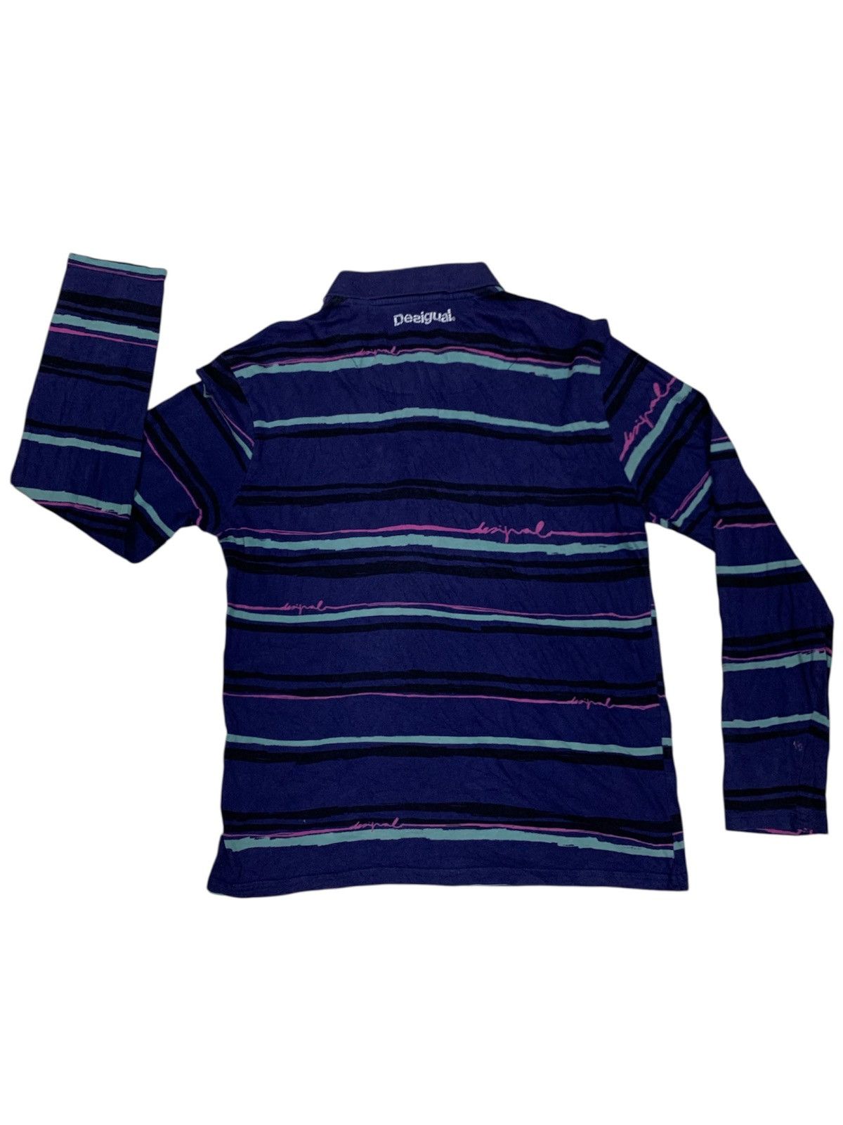 Desigual Desigual Rainbow Polo longsleeve Size US M / EU 48-50 / 2 - 2 Thumbnail