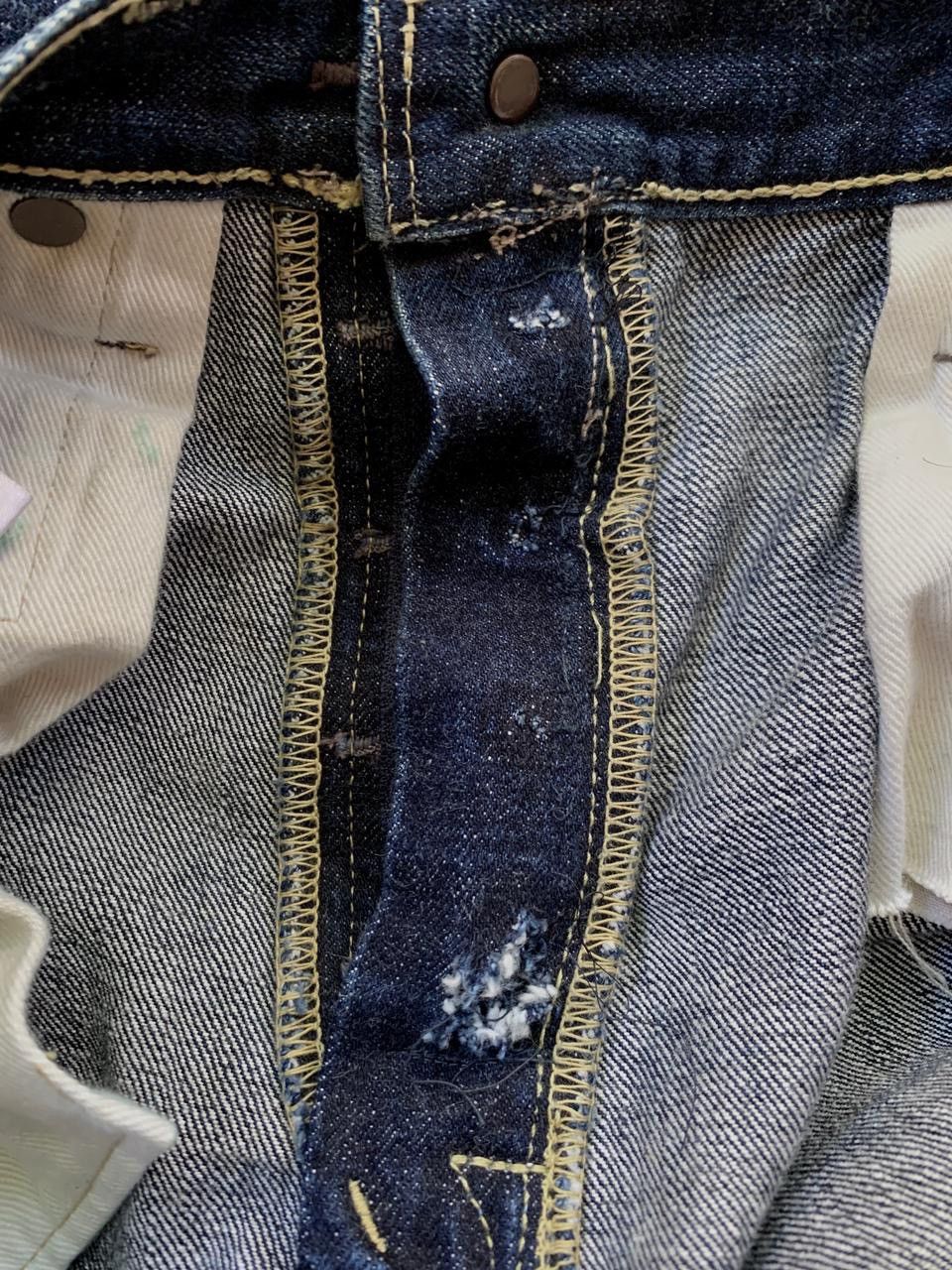 Kapital FREE TAX! Indigo Raw Denim Jeans Size US 34 / EU 50 - 8 Thumbnail