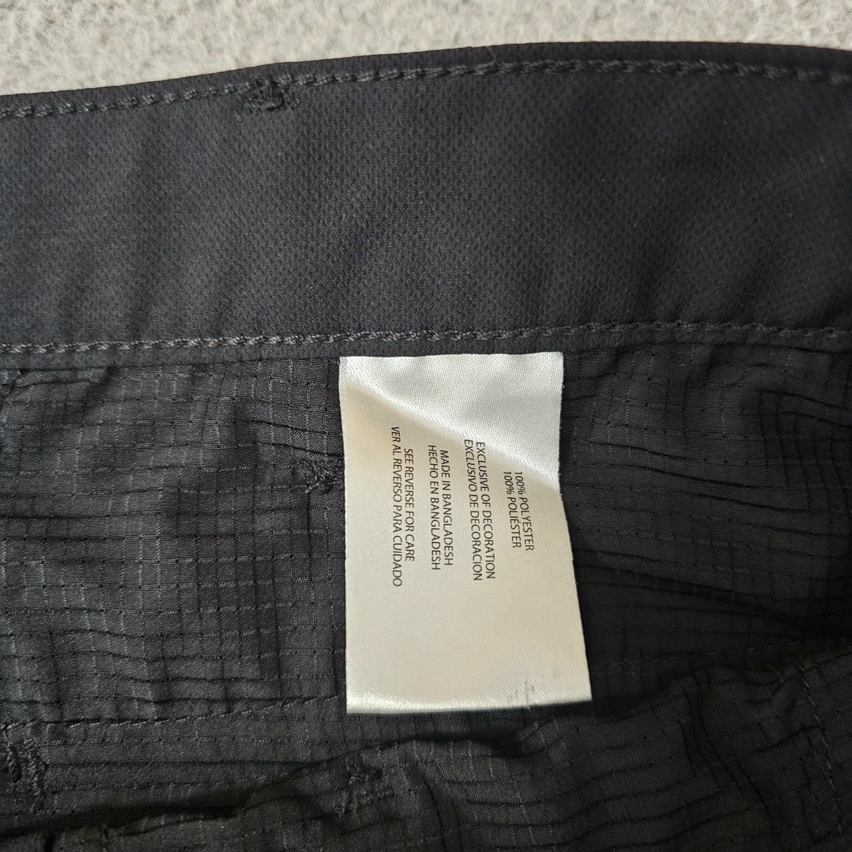 Banana Republic Banana Republic Dress Pants Mens Tailored 36x26 Black Flat Front Straight Fit Size US 36 / EU 52 - 4 Thumbnail