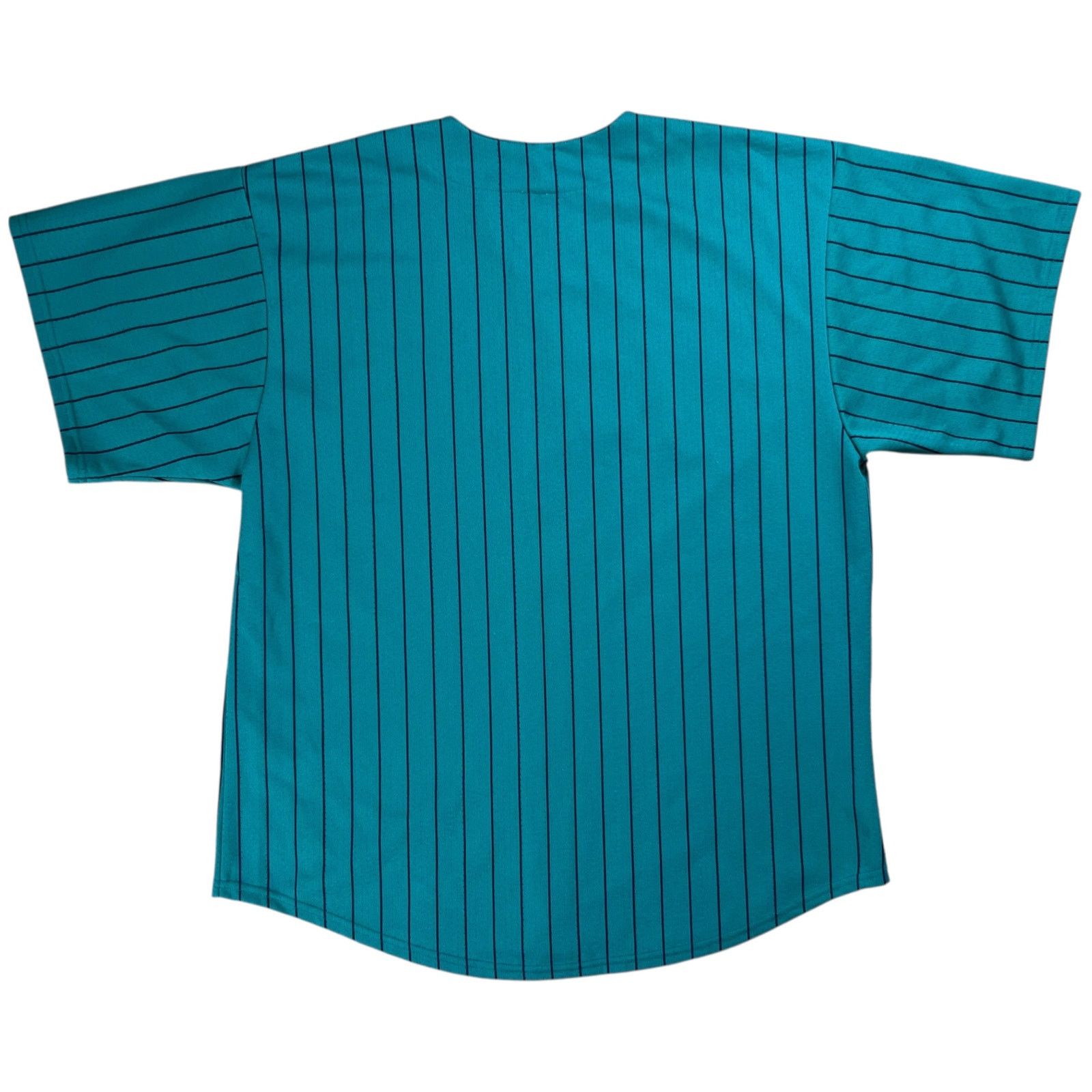 Majestic × Vintage Vintage 90s Majestic Seattle Mariners pin stripe MLB jersey Size US XL / EU 56 / 4 - 8 Thumbnail