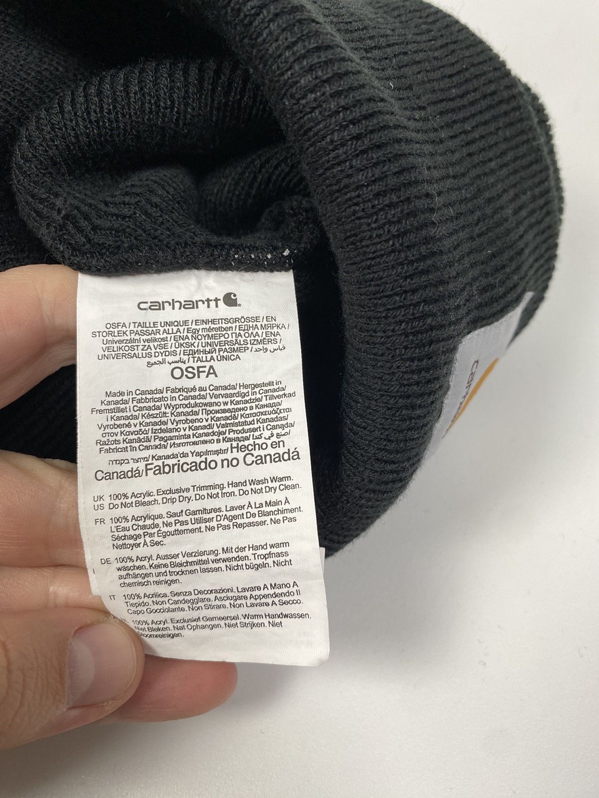 Carhartt Carhartt Beanie Hat made in Canada Size ONE SIZE - 6 Thumbnail