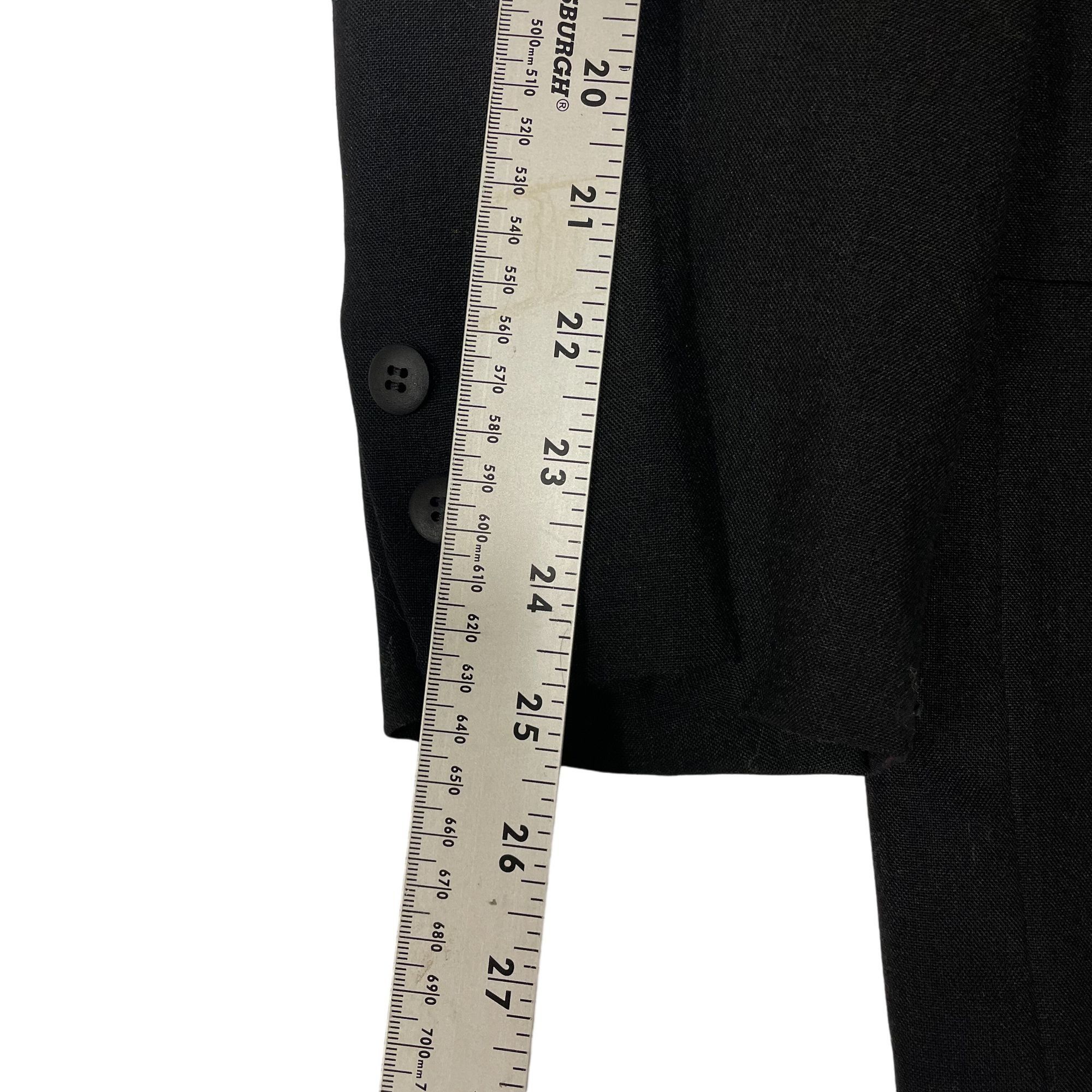 After Six Vtg After Six Black TUX Sport Coat TUXEDO Formal Jacket Size 44R - 8 Thumbnail