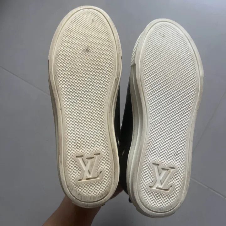 Louis Vuitton Louis Vuitton Stellar Black High-Top Sneakers -2508 Size US 6 / IT 36 - 4 Thumbnail
