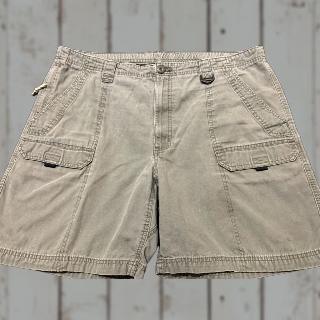 Wrangler VINTAGE Wrangler Men's Cargo Shorts Size 40 Cotton Olive Flat Front Pockets Relaxed Fit Outdoor Size US 40 / EU 56 - 1 Thumbnail