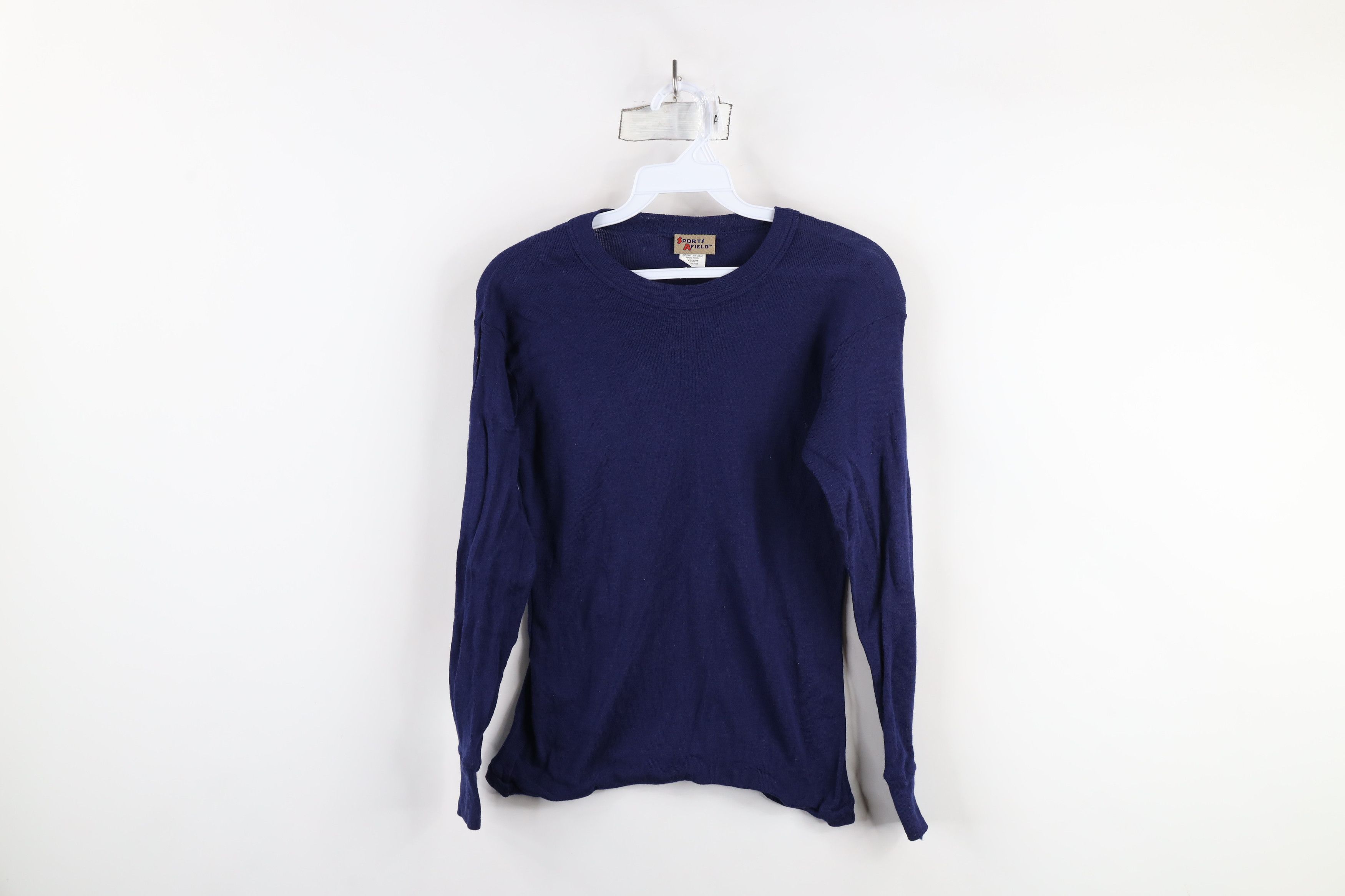 Vintage Vintage 90s Streetwear Ribbed Knit Long Sleeve T-Shirt USA Size M / US 6-8 / IT 42-44 - 1 Thumbnail