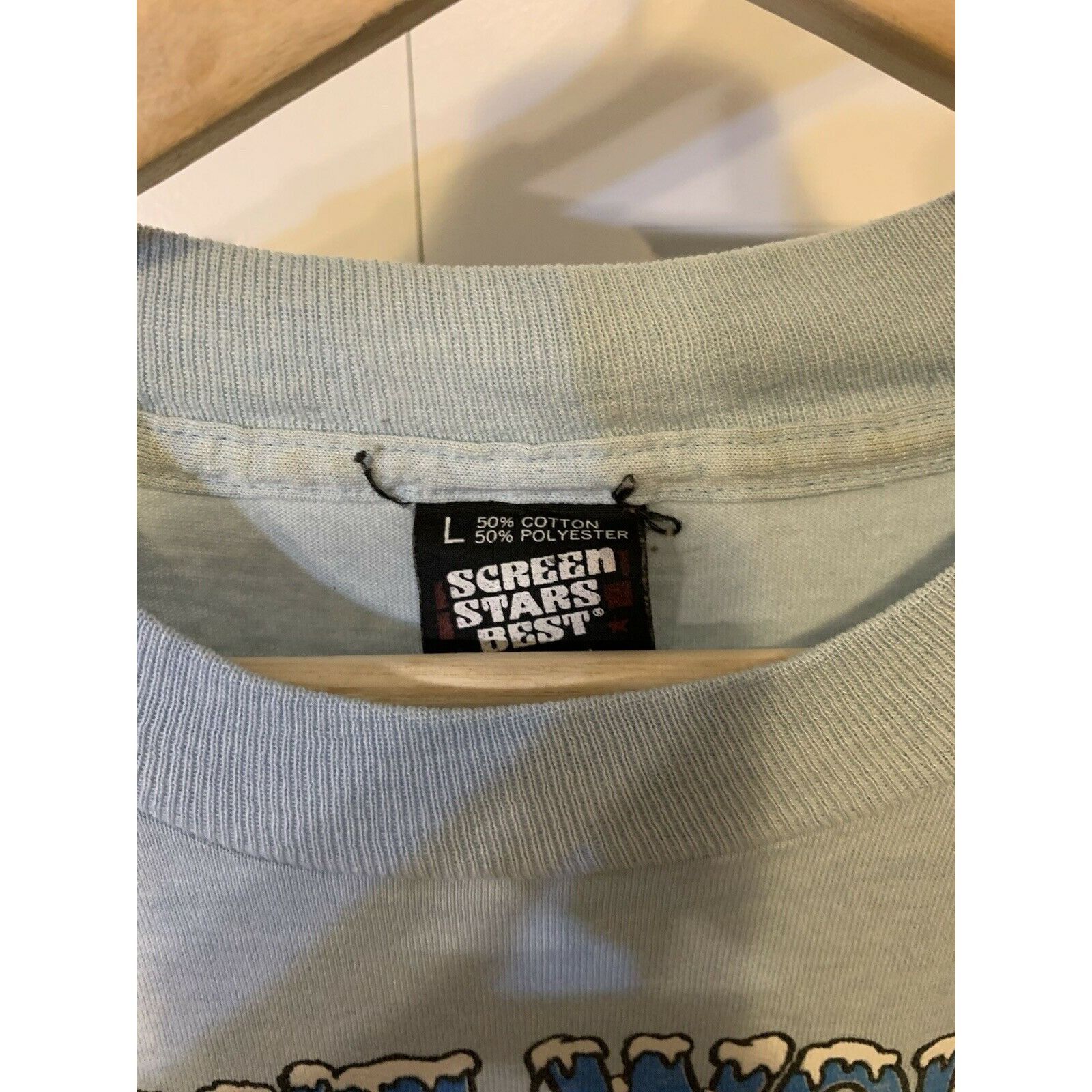 Other Vtg 80s Don’t Worry Ski Happy Dog St Bernard Men’s Sz L Blue Size US L / EU 52-54 / 3 - 2 Thumbnail