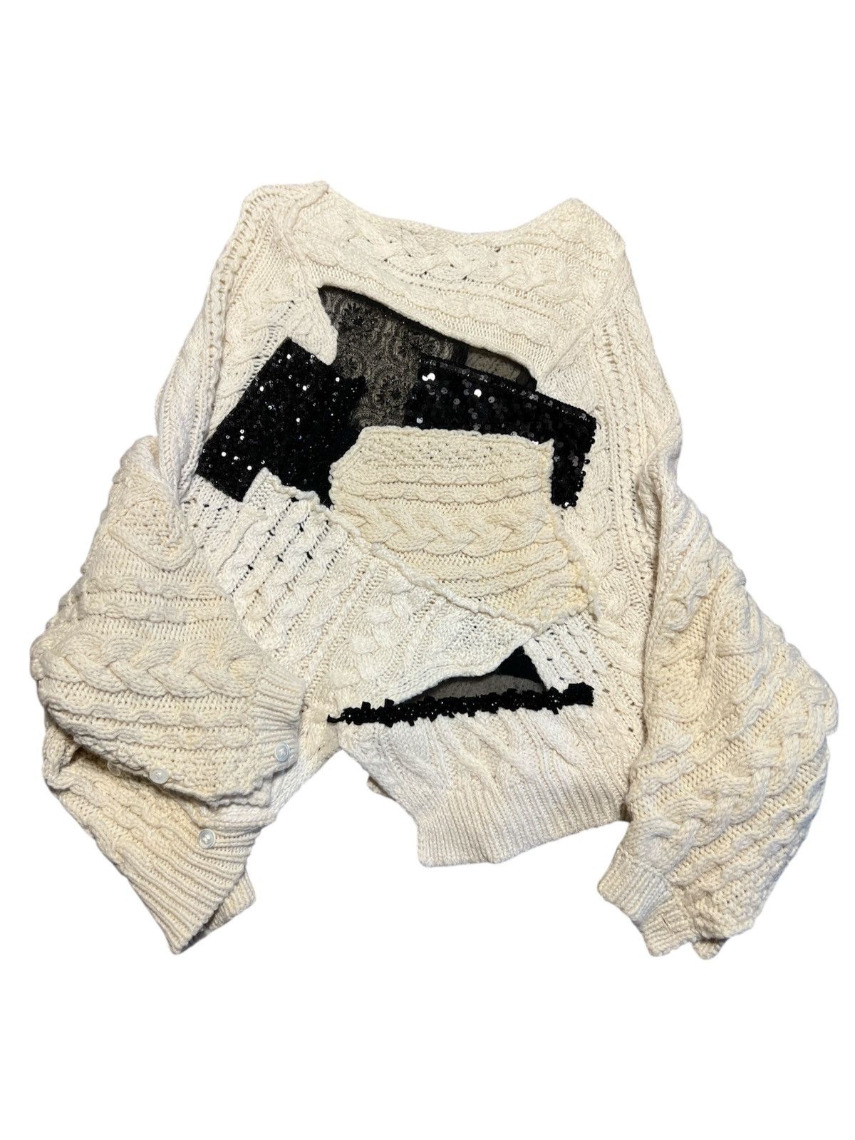Junya Watanabe Junya Watanabe AD2014 Rare Multi Patchwork Sweater GRAIL Size US M / EU 48-50 / 2 - 3 Thumbnail