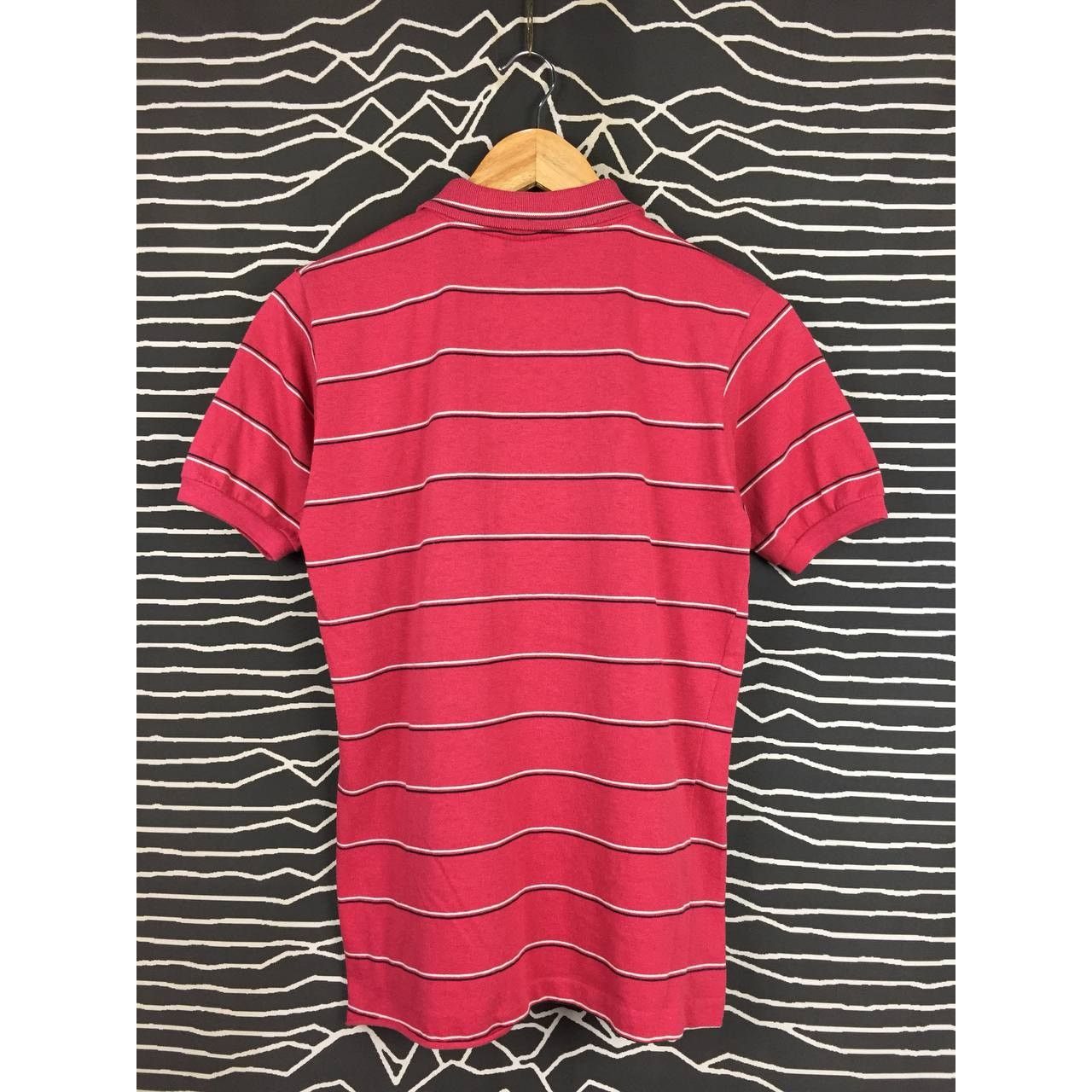 Le TIGRE × Vintage Vtg Le Tigre Embroidered Logo Made In Usa Striped Polo Tee Size US S / EU 44-46 / 1 - 6 Thumbnail