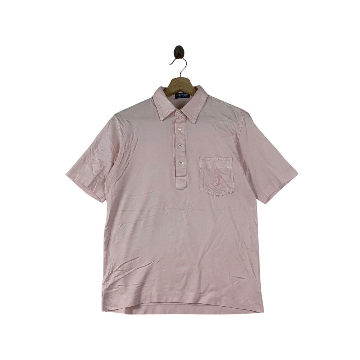 Vintage Vintage TONY JACKLIN HAWARD Crest Logo Polo Tee Shirt Size US S / EU 44-46 / 1 - 1 Thumbnail