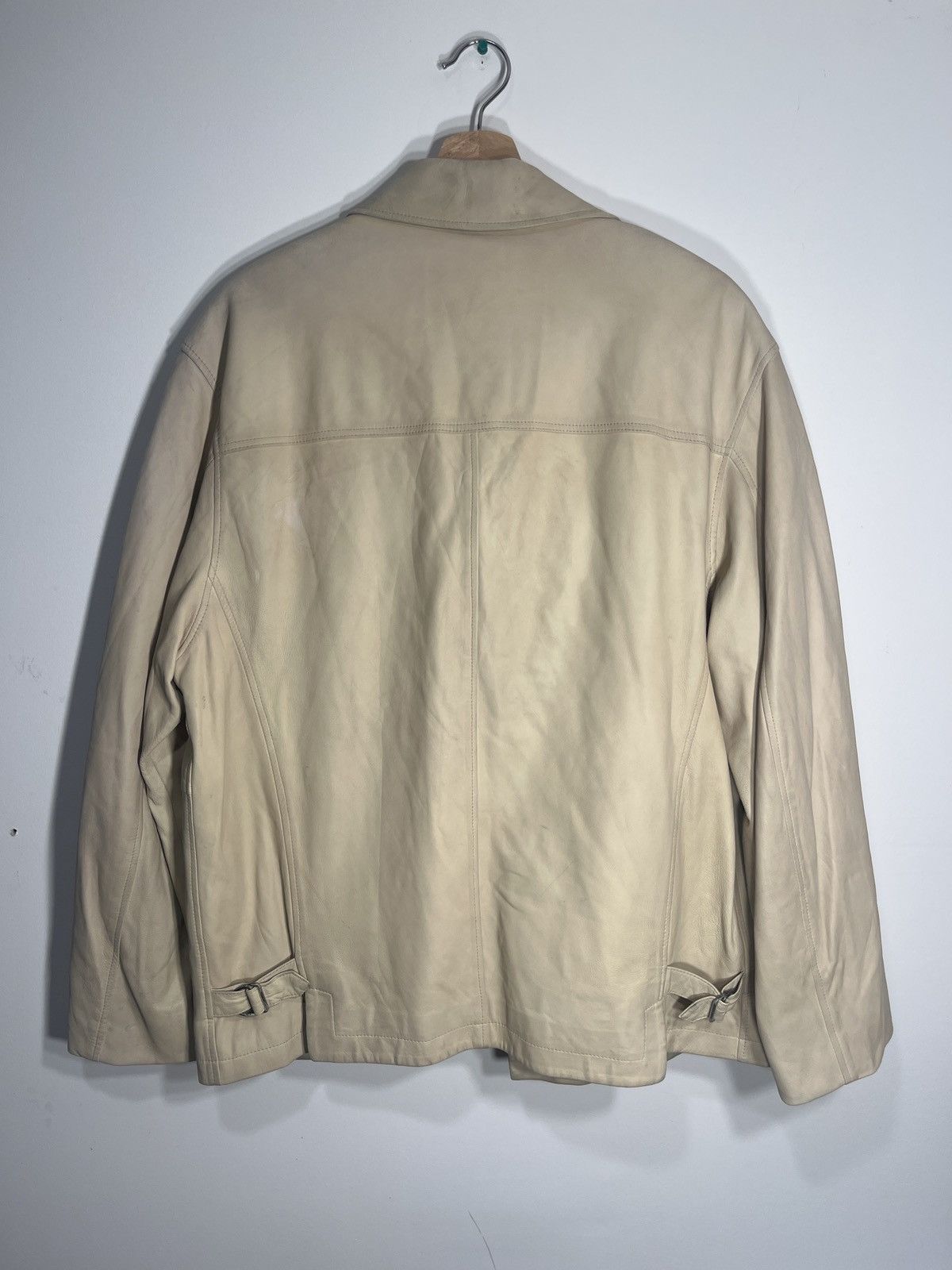 Vintage × Yves Saint Laurent Yves Saint Laurent vintage tan leather jacket Size US L / EU 52-54 / 3 - 2 Thumbnail