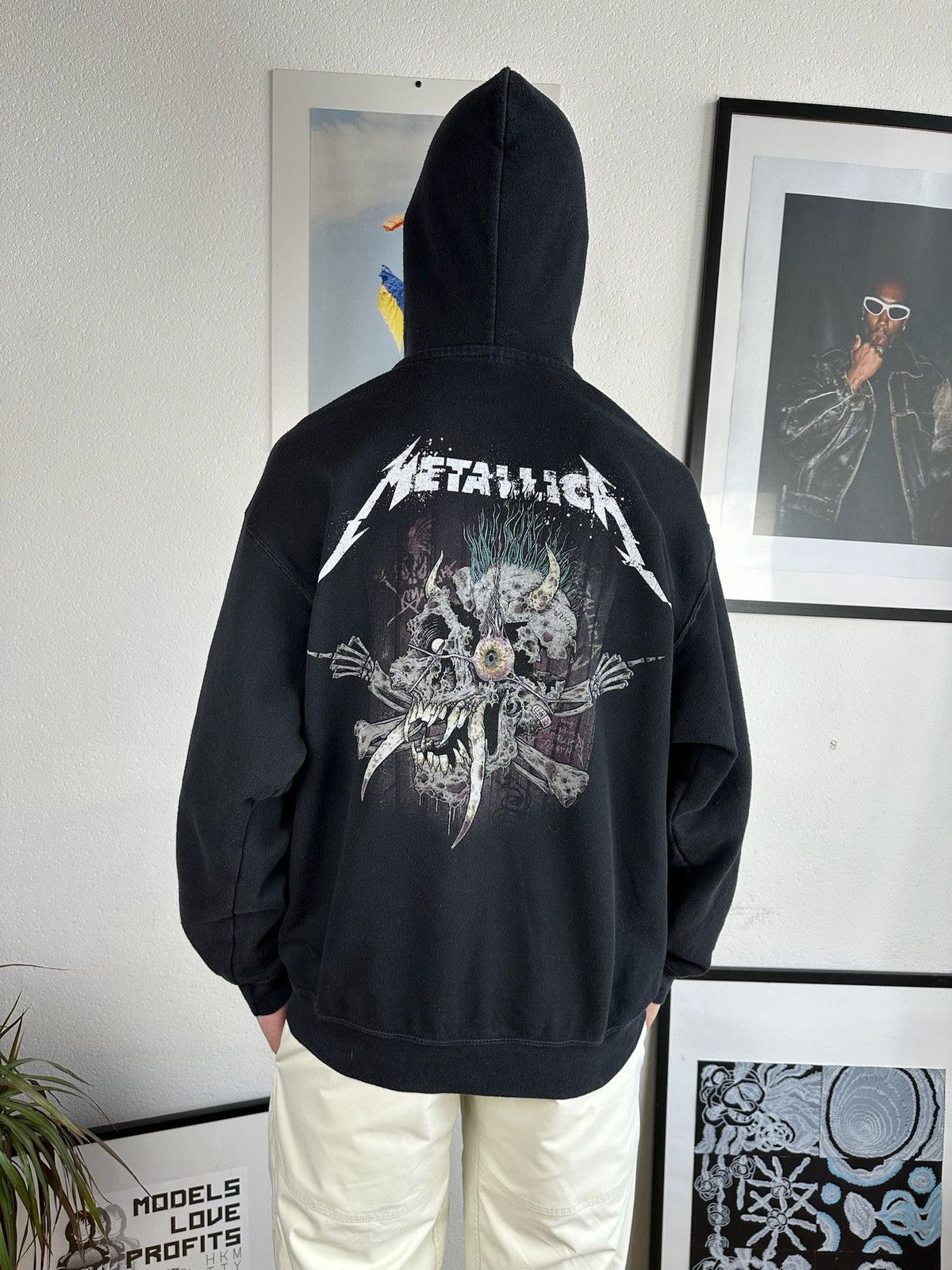 Band Tees × Metallica × Vintage Vintage 00s Metallica Hoodie Logo Size US XL / EU 56 / 4 - 5 Thumbnail