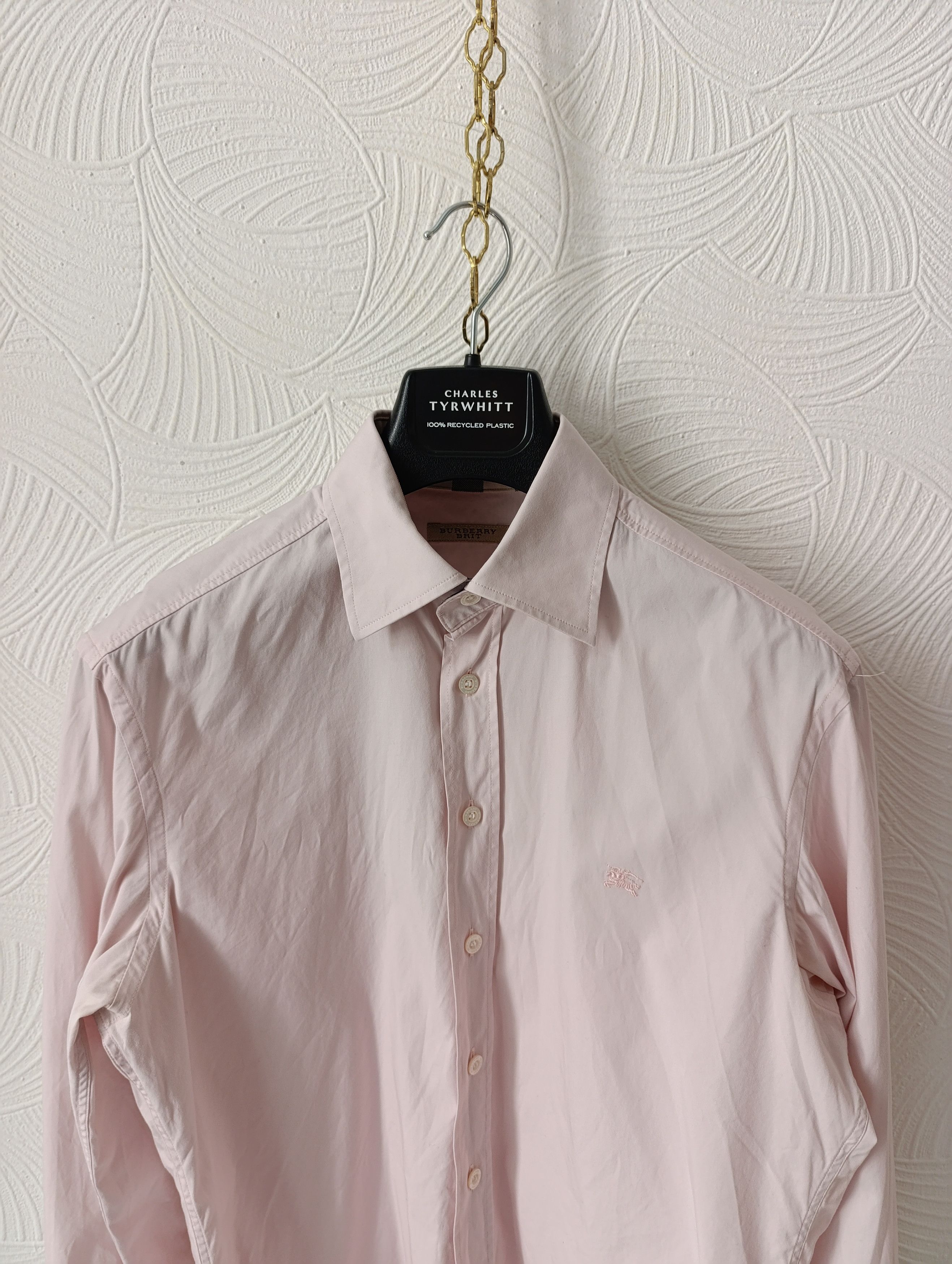 Burberry MEN'S BURBERRY BRIT LONG SLEEVE SHIRT Size US M / EU 48-50 / 2 - 2 Thumbnail