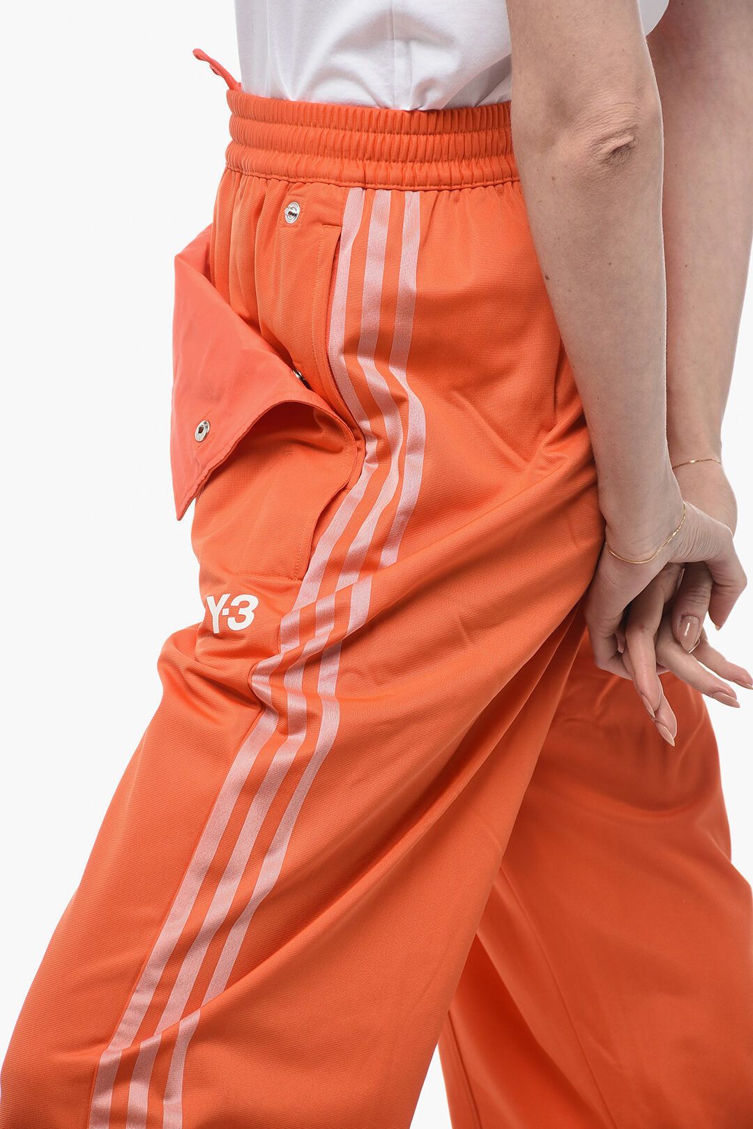 Y-3 × Yohji Yamamoto og1mm0824 Double-Layered Jogger in Orange Size 30" / US 8 / IT 44 - 3 Thumbnail