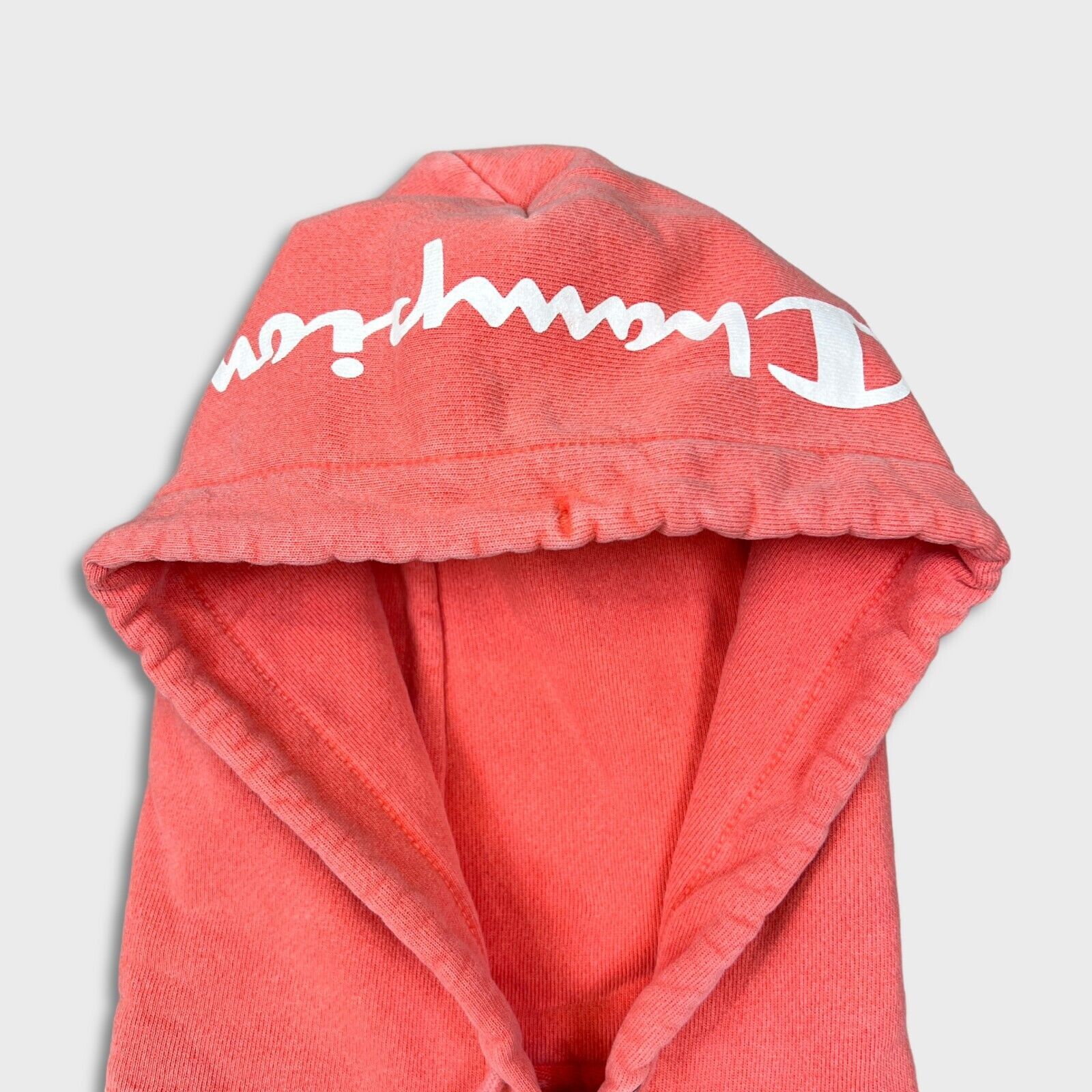 Champion × Vintage Champion Hoodie Medium Reverse Weave Script Faded Hooded Size US M / EU 48-50 / 2 - 3 Thumbnail