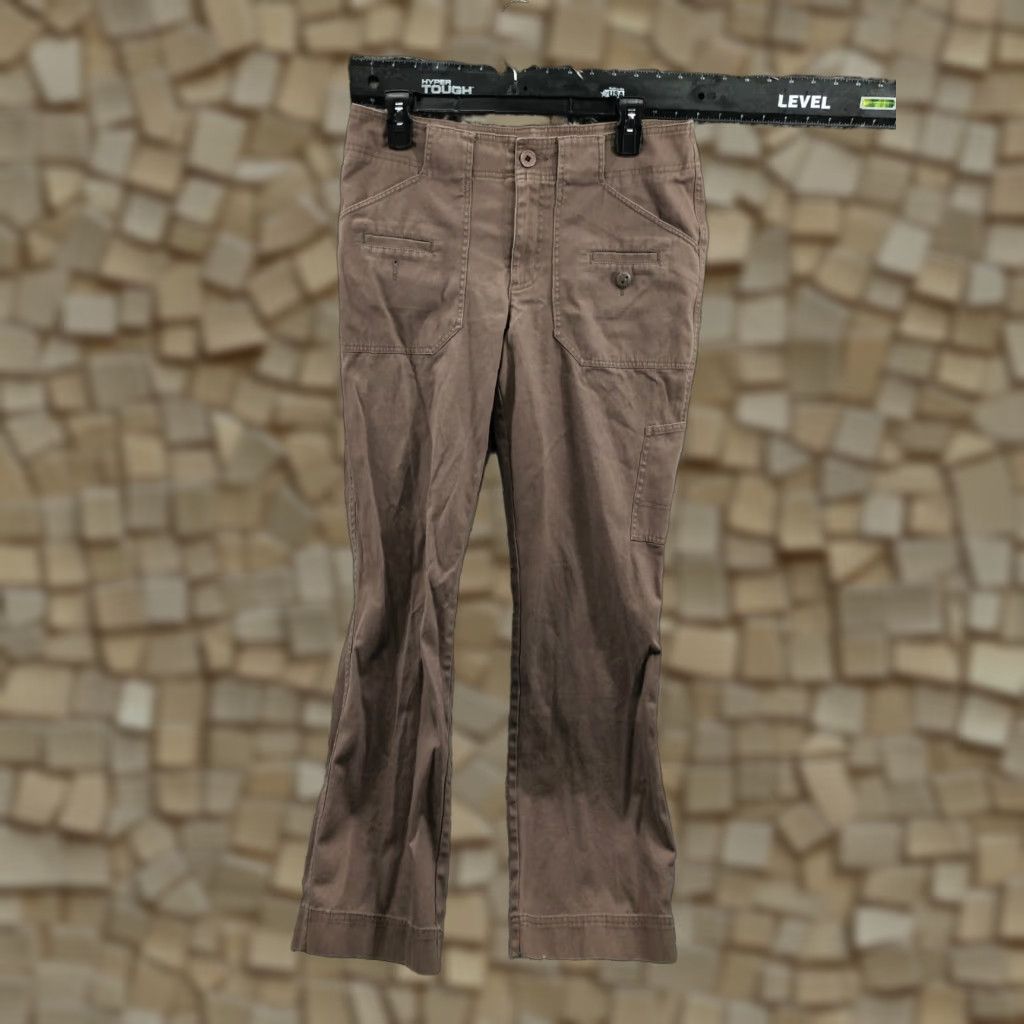 Vintage Christopher & Banks Chino Pants Size 8 Womens Mid Rise Beige Brown pants Regular Size 30" / US 8 / IT 44 - 1 Thumbnail