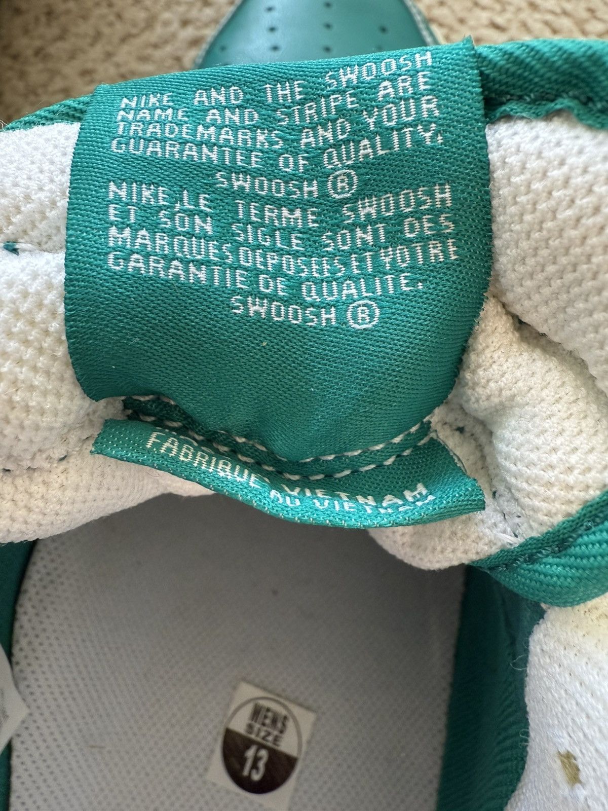Nike ***RARE LUSH TEAL AIRFORCE 1 Size US 13 / EU 46 - 4 Thumbnail