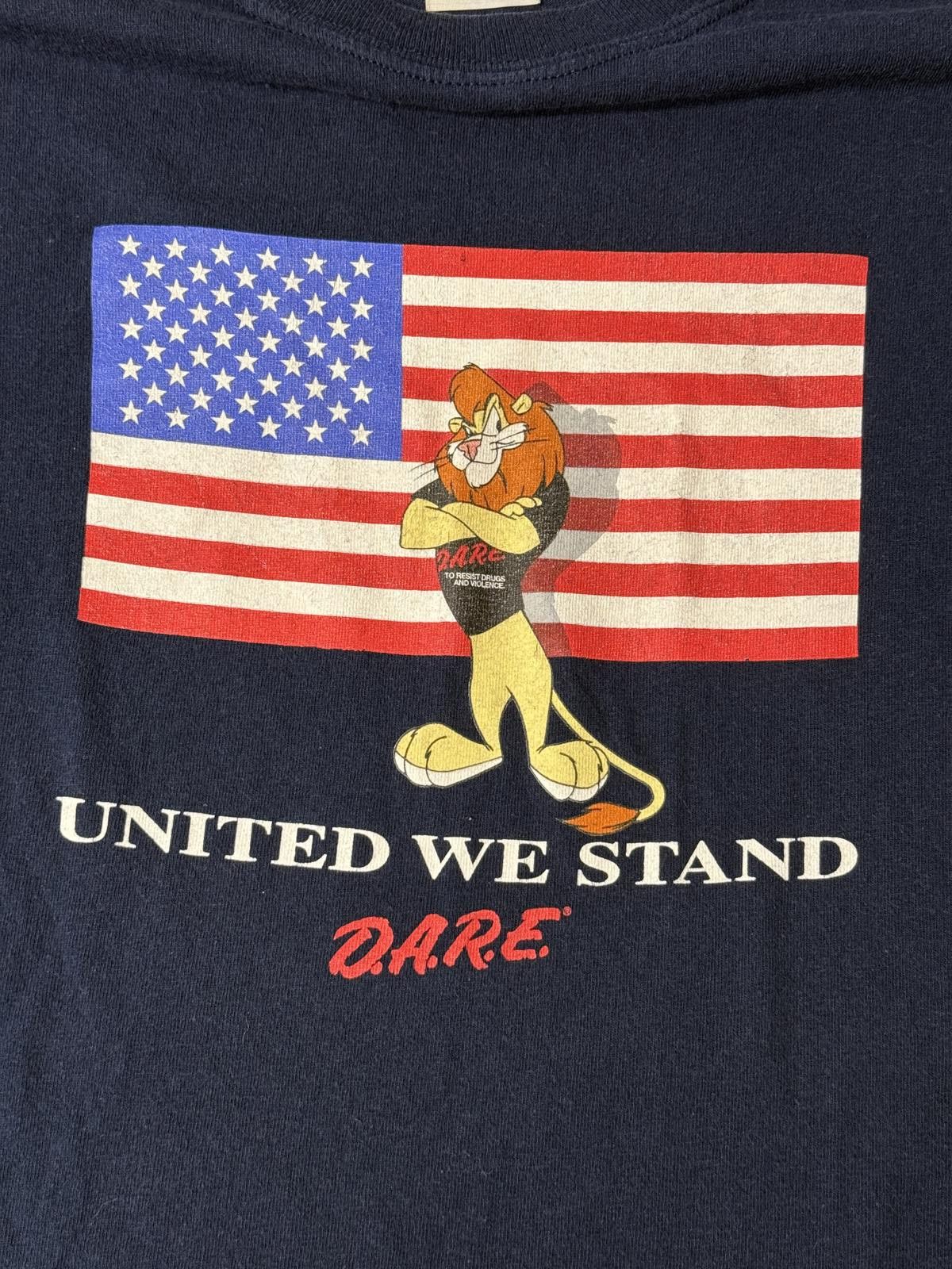 Gildan Y2K DARE T-shirt United We Stand DARE Lion Tee M Size US M / EU 48-50 / 2 - 3 Thumbnail