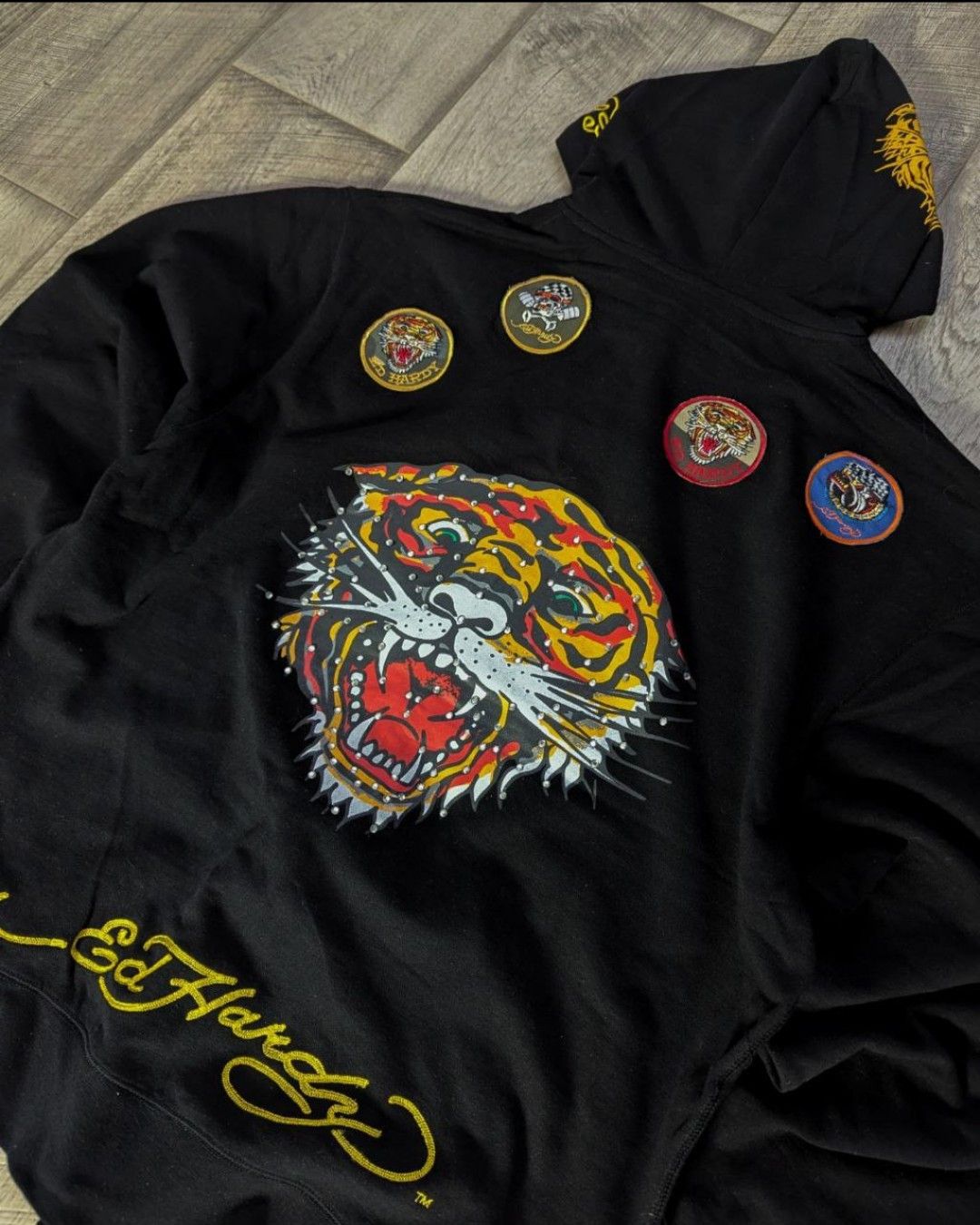 Ed Hardy NEW ED HARDY ZIP-UP by Christian Audigier FAST SALE Size US XL / EU 56 / 4 - 3 Thumbnail