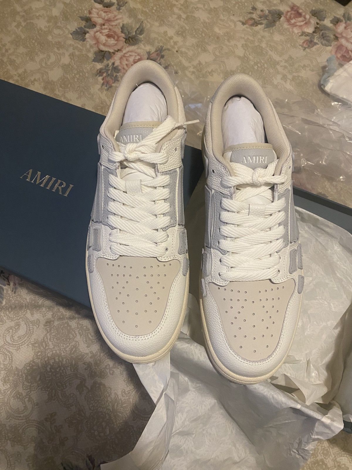 Amiri Amiri Skel Low Top Sneakers Size US 12 / EU 45 - 1 Thumbnail