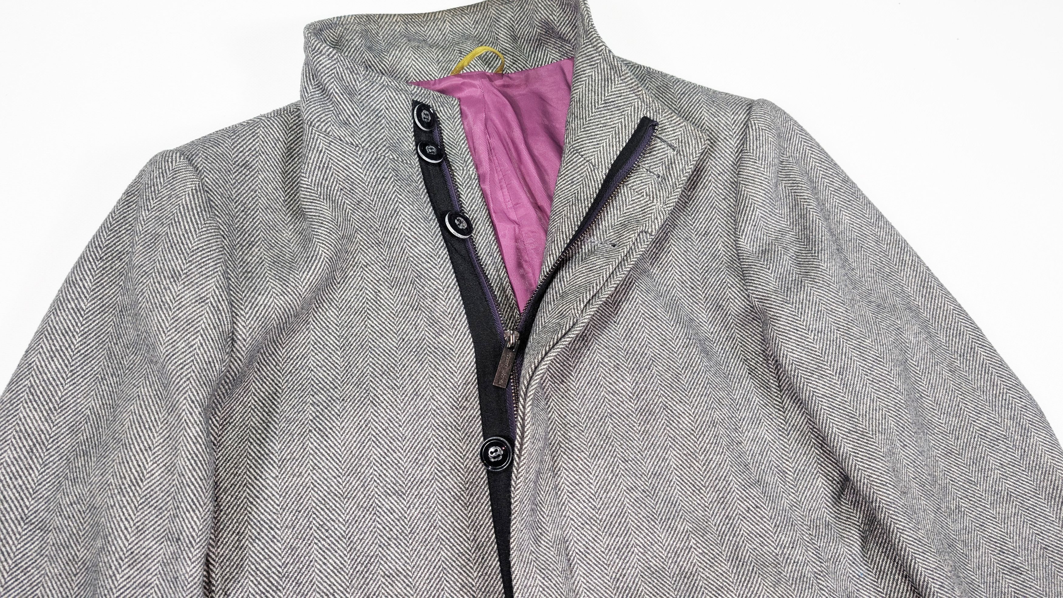 Other Holland Esquire Herringbone Tweed Wool Blend Coat Size 42 Size US L / EU 52-54 / 3 - 6 Thumbnail