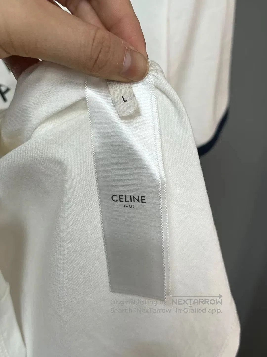 Celine Celine Arc de Triomphe Short Sleeve. Size L / US 10 / IT 46 - 3 Thumbnail