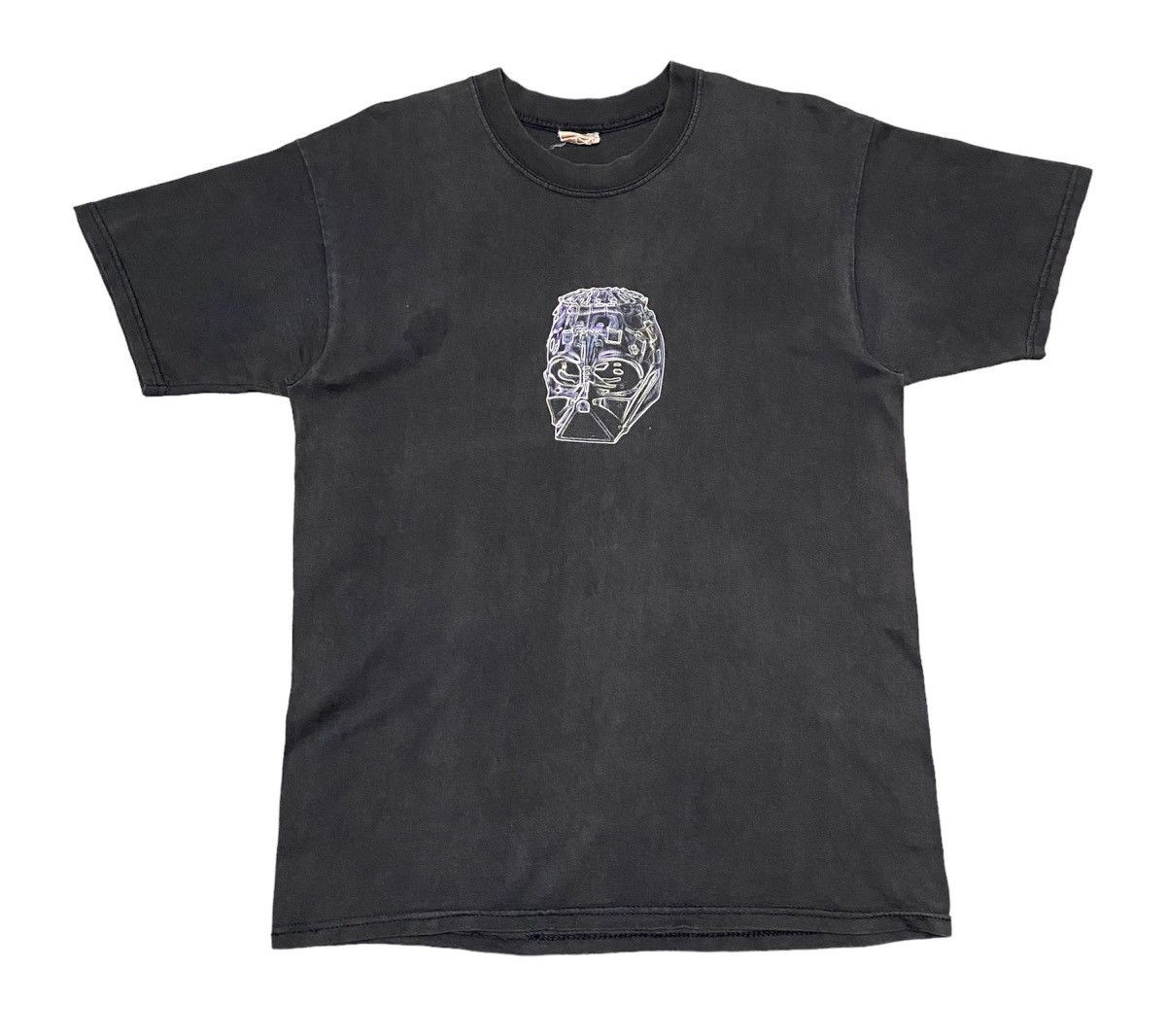 image of Ssur X Star Wars Vader Sun Faded T Shirt in Black, Men's (Size Large)