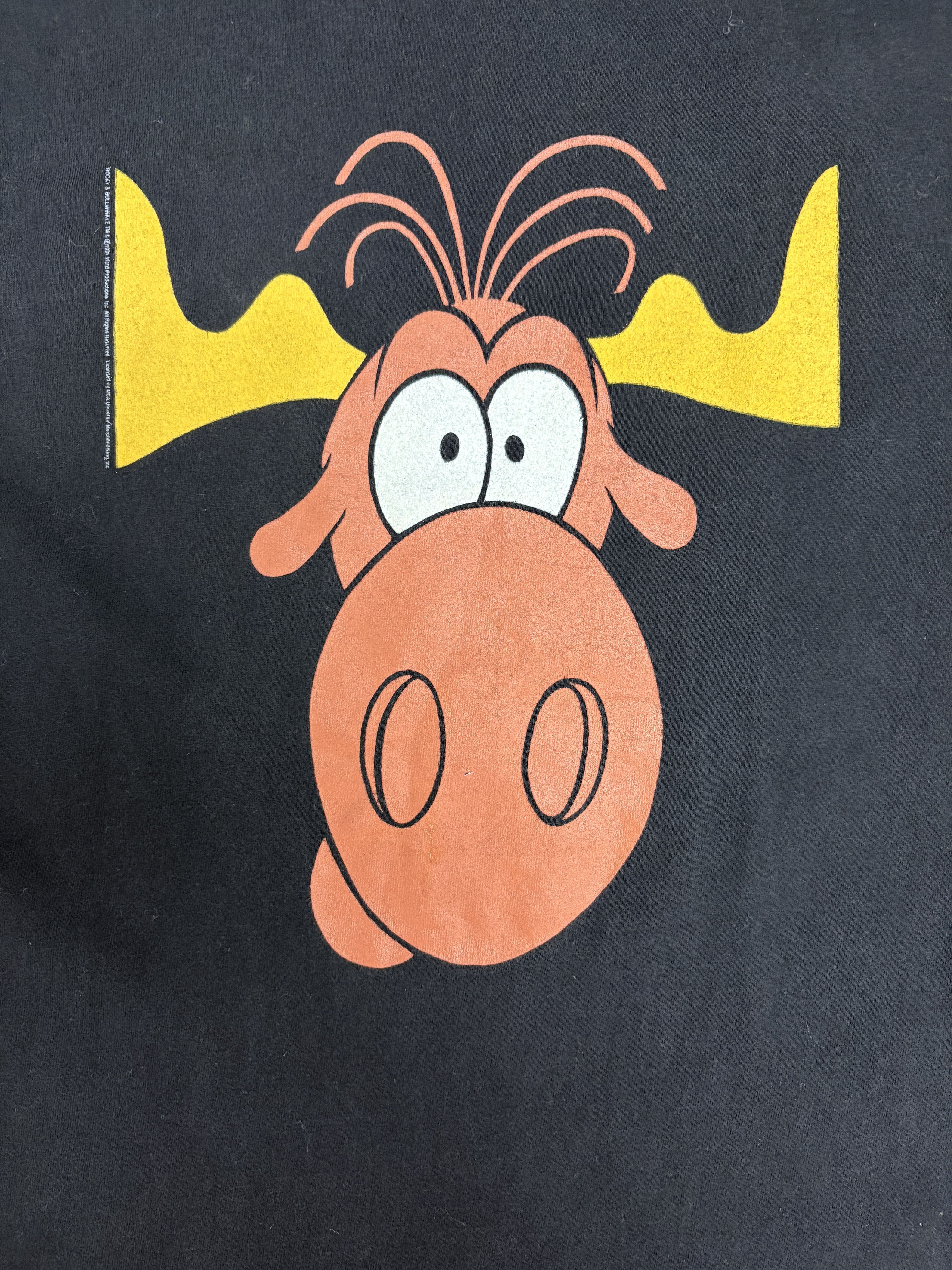 Vintage Rocky and Bullwinkle Taco Bell Vintage Black T-Shirt Tee Size US L / EU 52-54 / 3 - 2 Thumbnail
